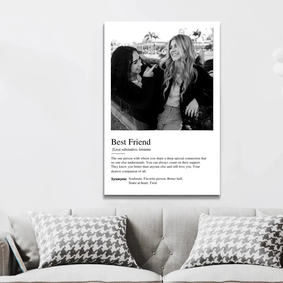 Personalized Canvas "Definition Best Friend" - Image 3