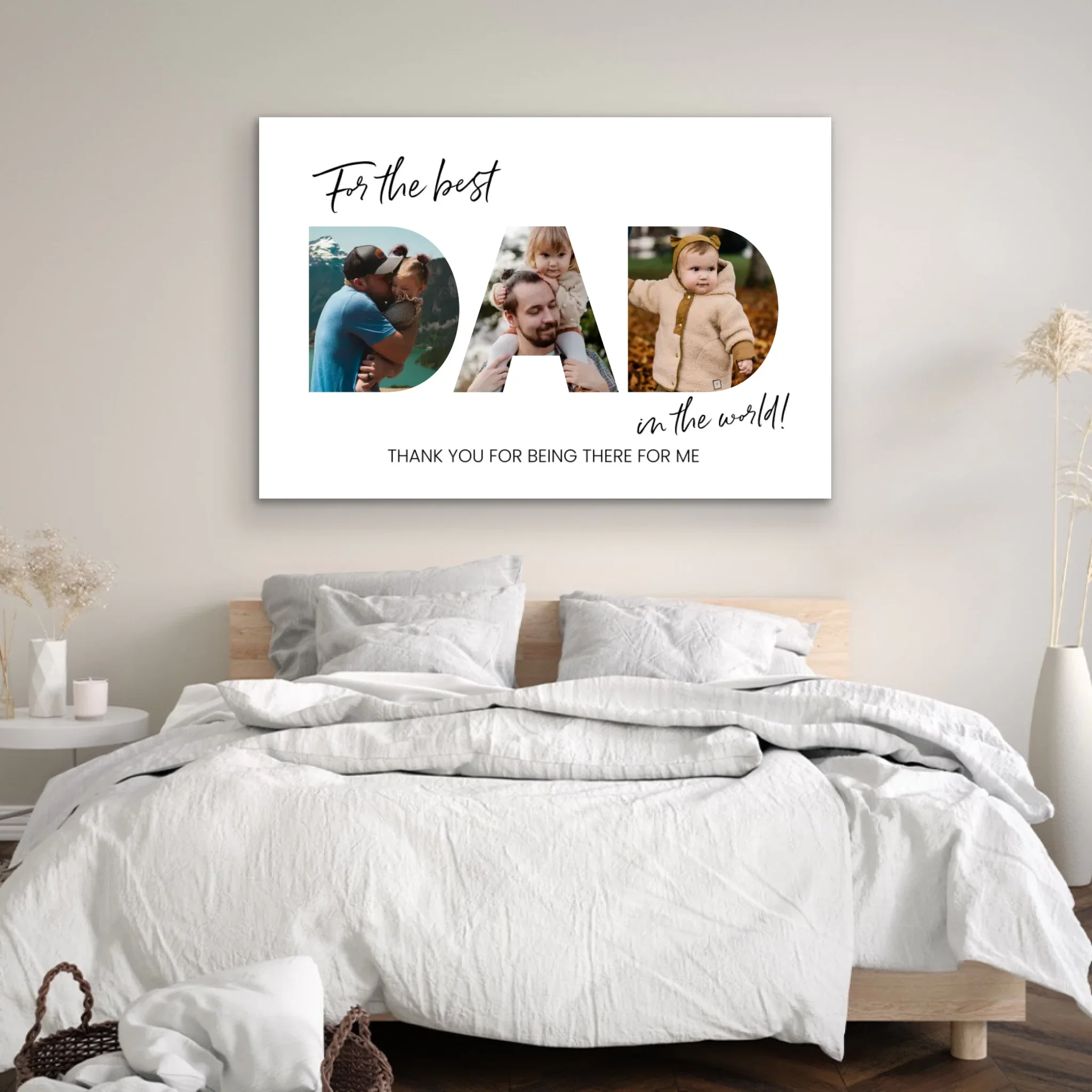 Personalized Canvas "For the best Dad" - Image 3