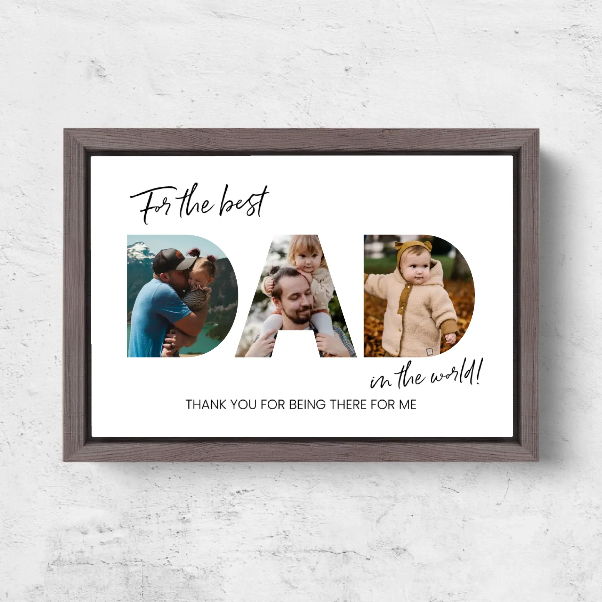 Personalized Canvas "For the best Dad" - Image 6