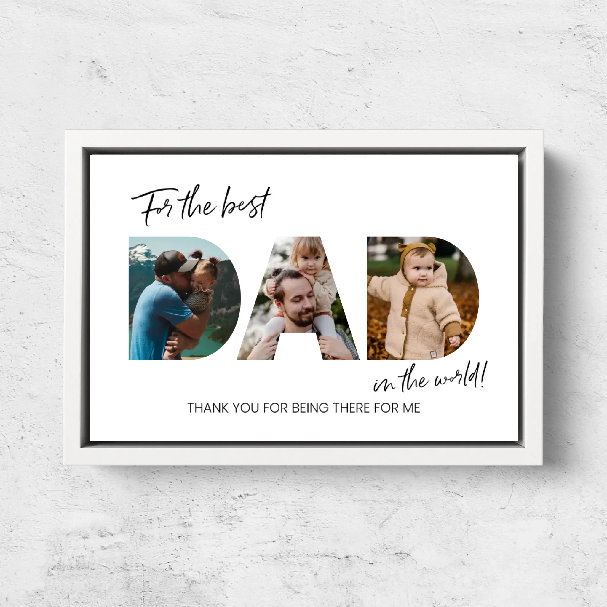 Personalized Canvas "For the best Dad" - Image 7