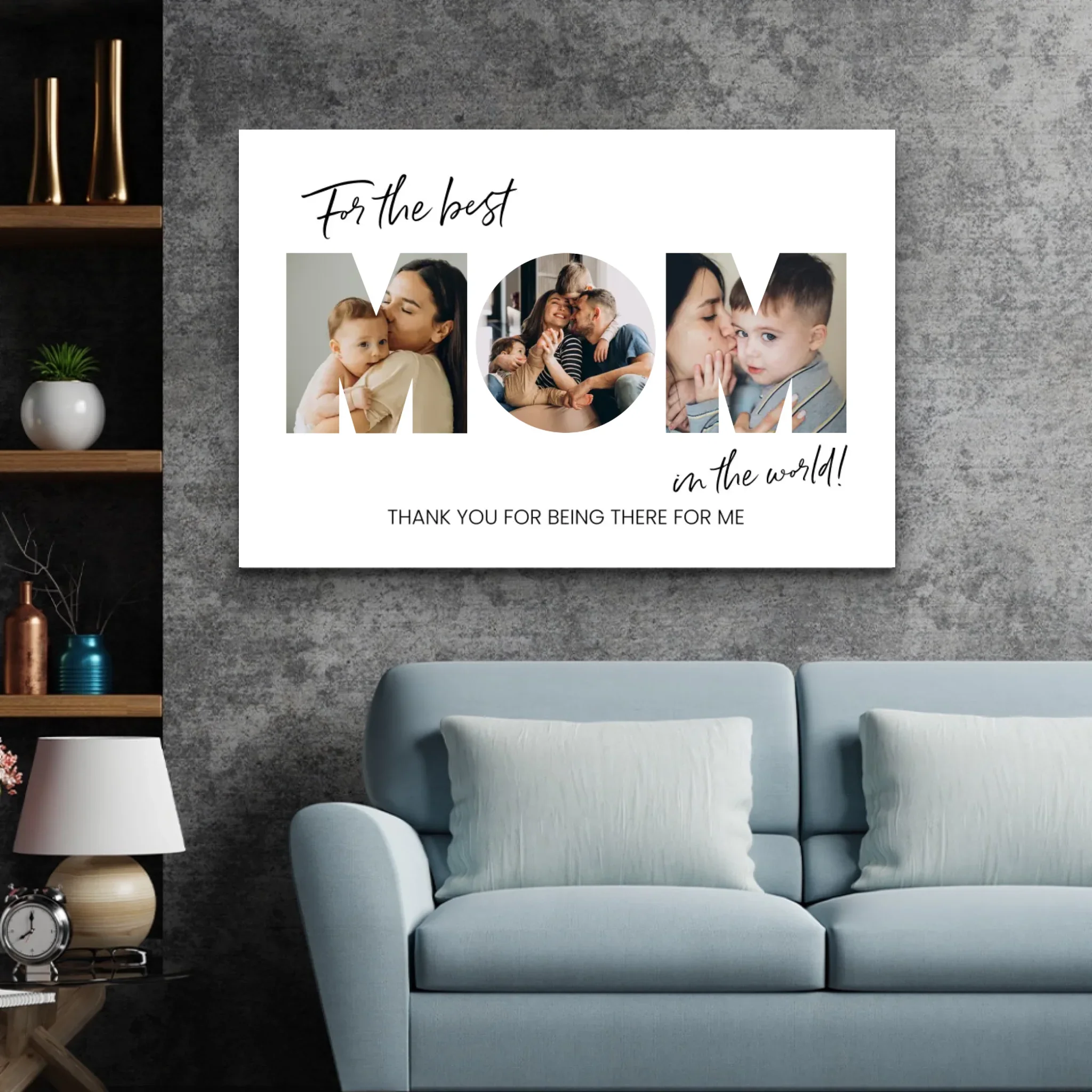 Personalized Canvas "For the best Mom" - Image 4
