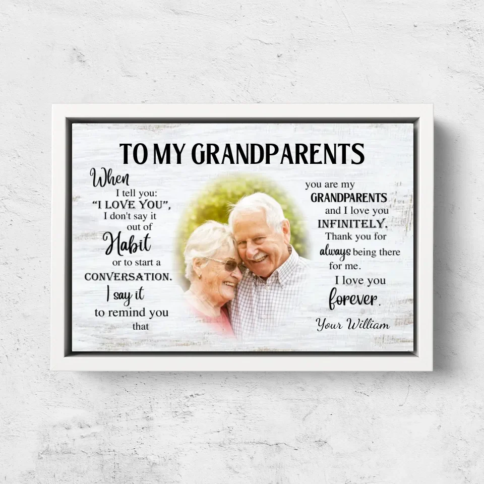 Personalized Canvas "Grandparents" - Image 7