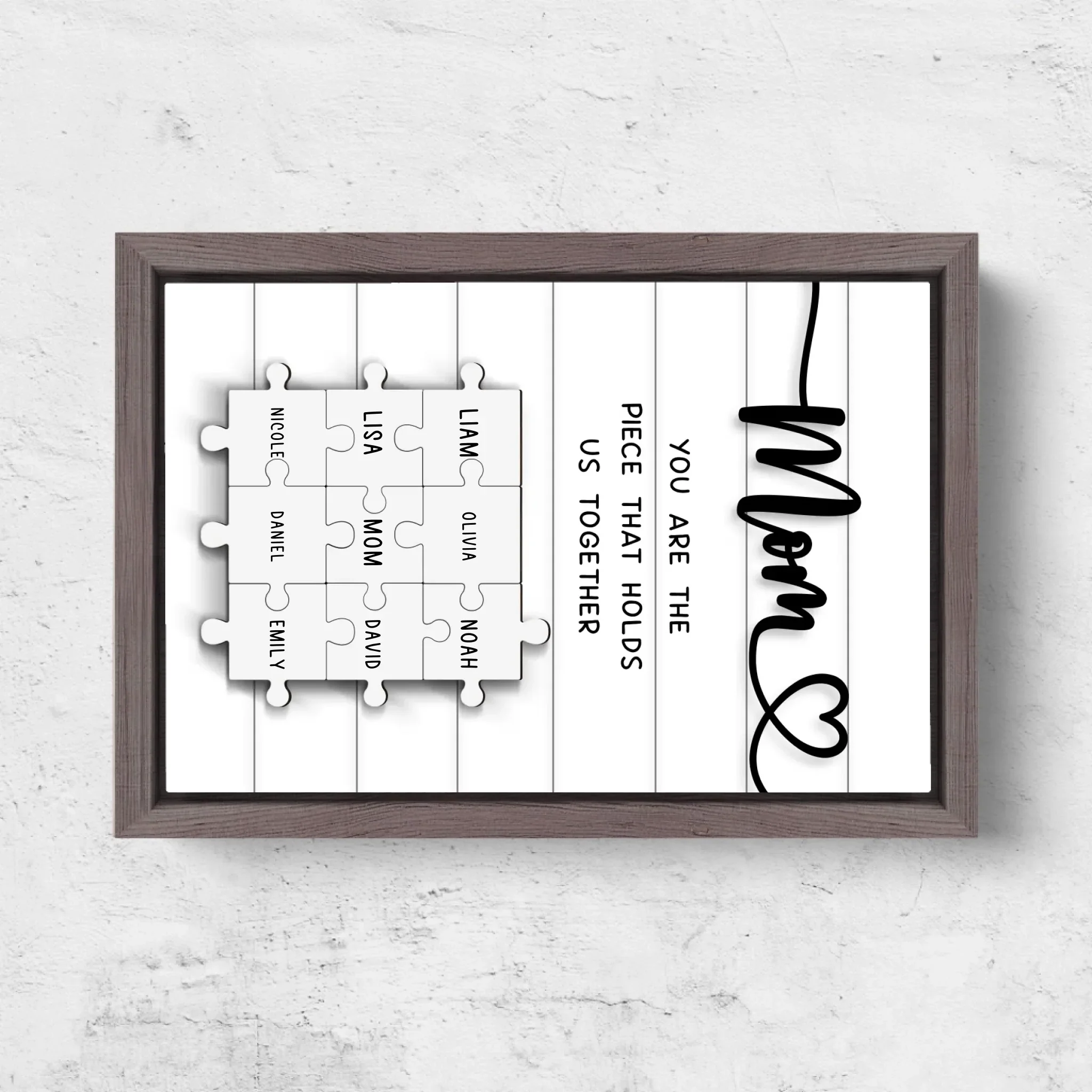 Personalized Canvas "Mom is irreplaceable" - Image 5