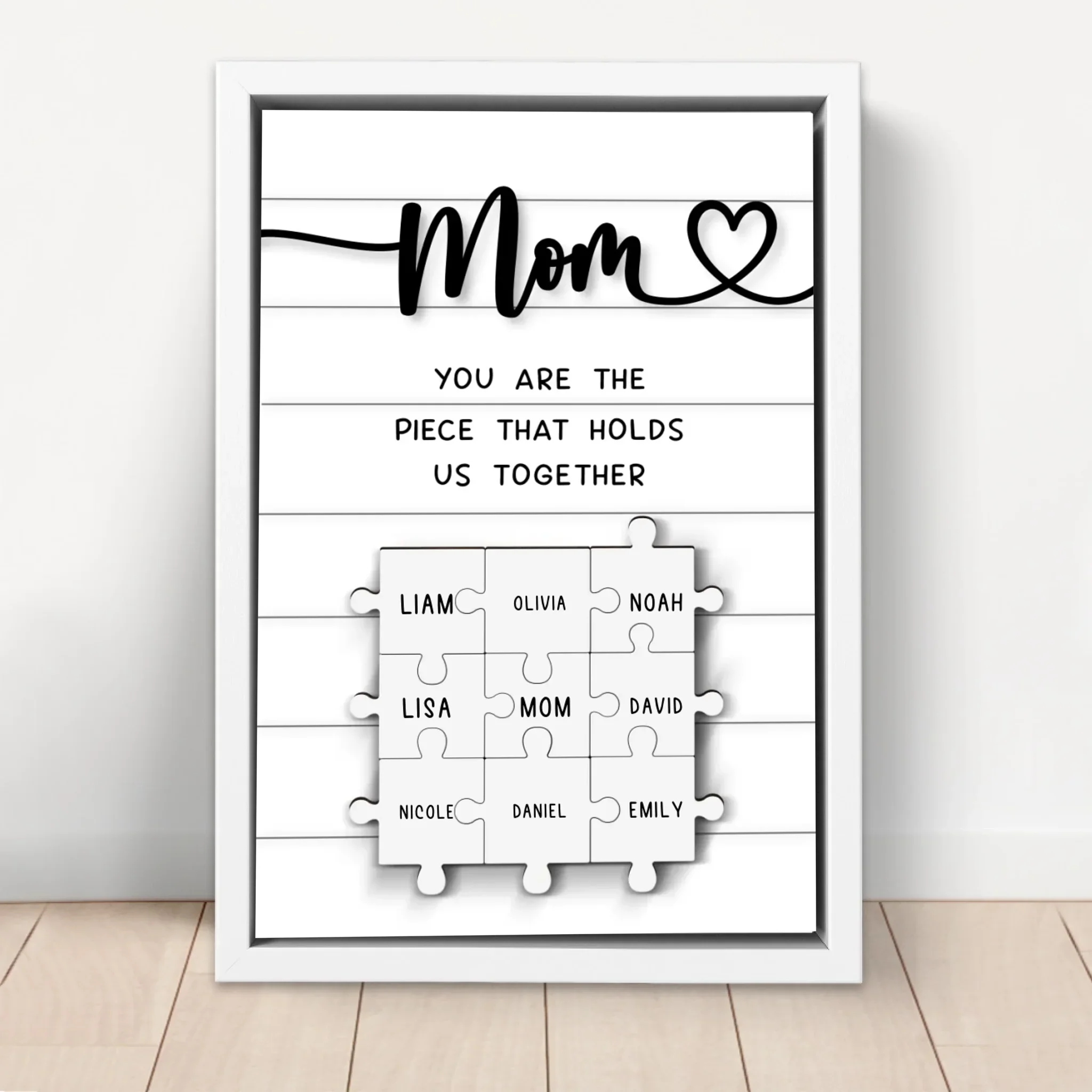 Personalized Canvas "Mom is irreplaceable" - Image 6