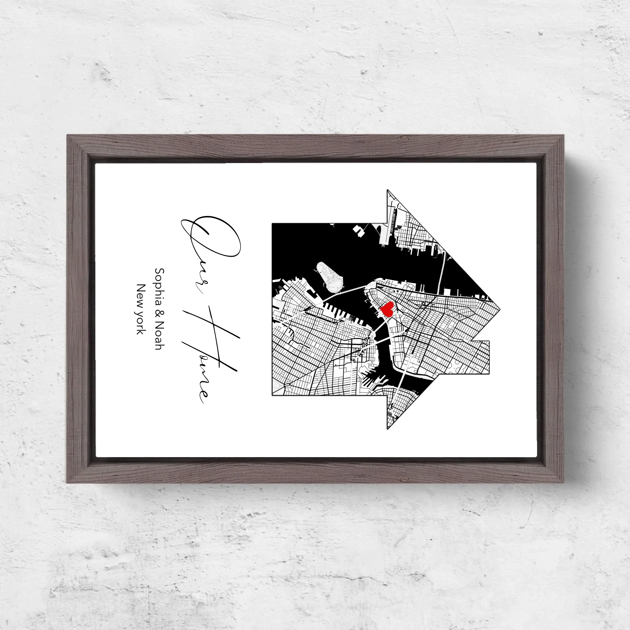 Personalized Canvas "Our Home" - Image 5