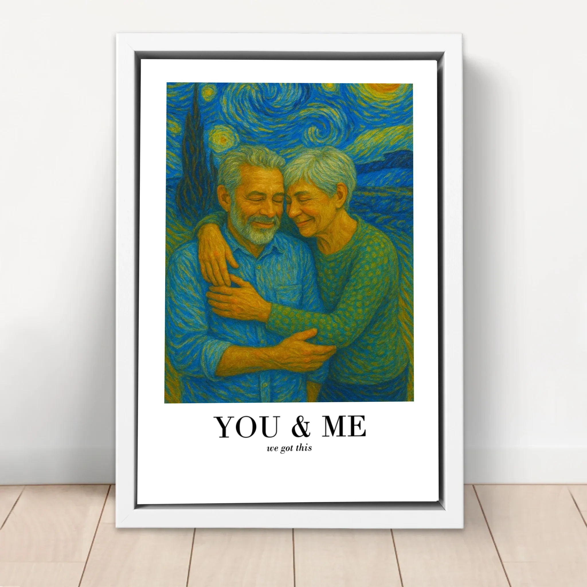 Personalized Canvas – You and Me In Van Gogh Art We Got This - Image 6