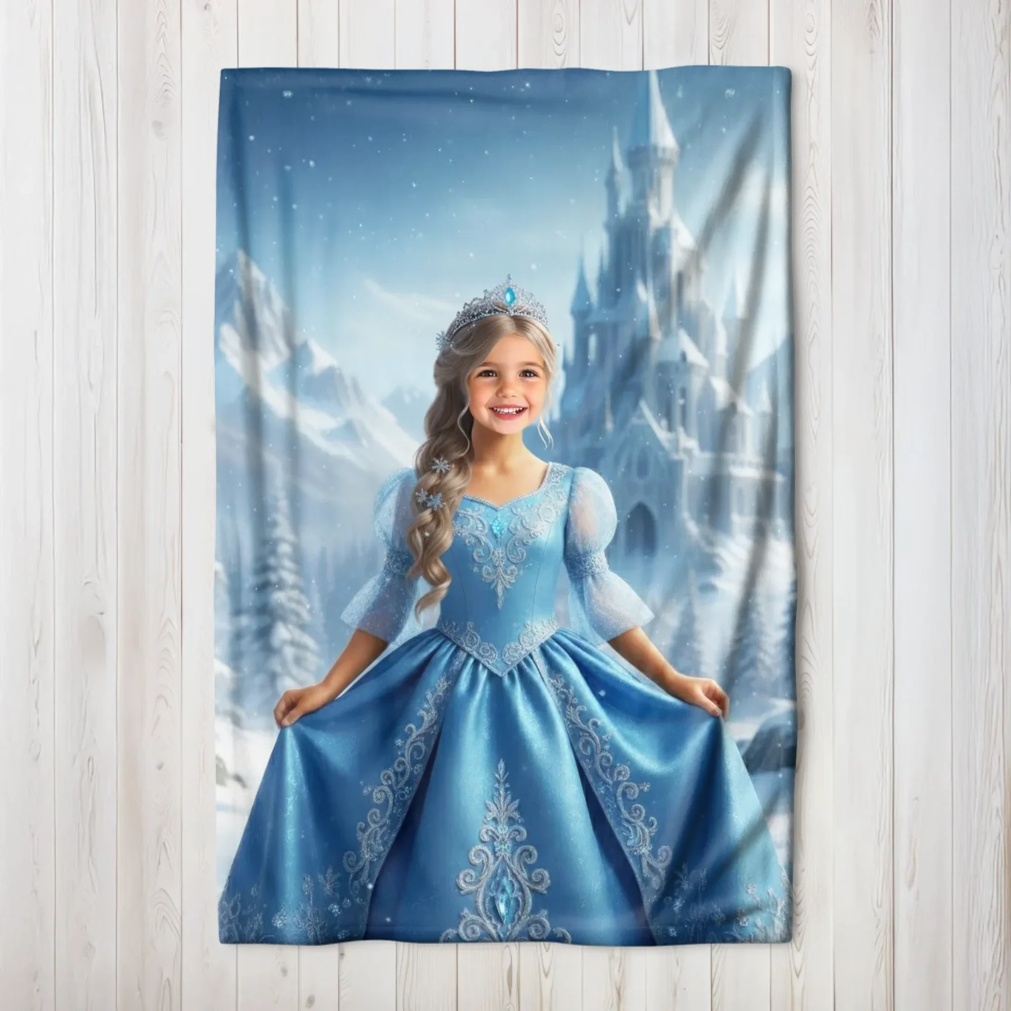 Personalized Blanket – Frost Princess Character