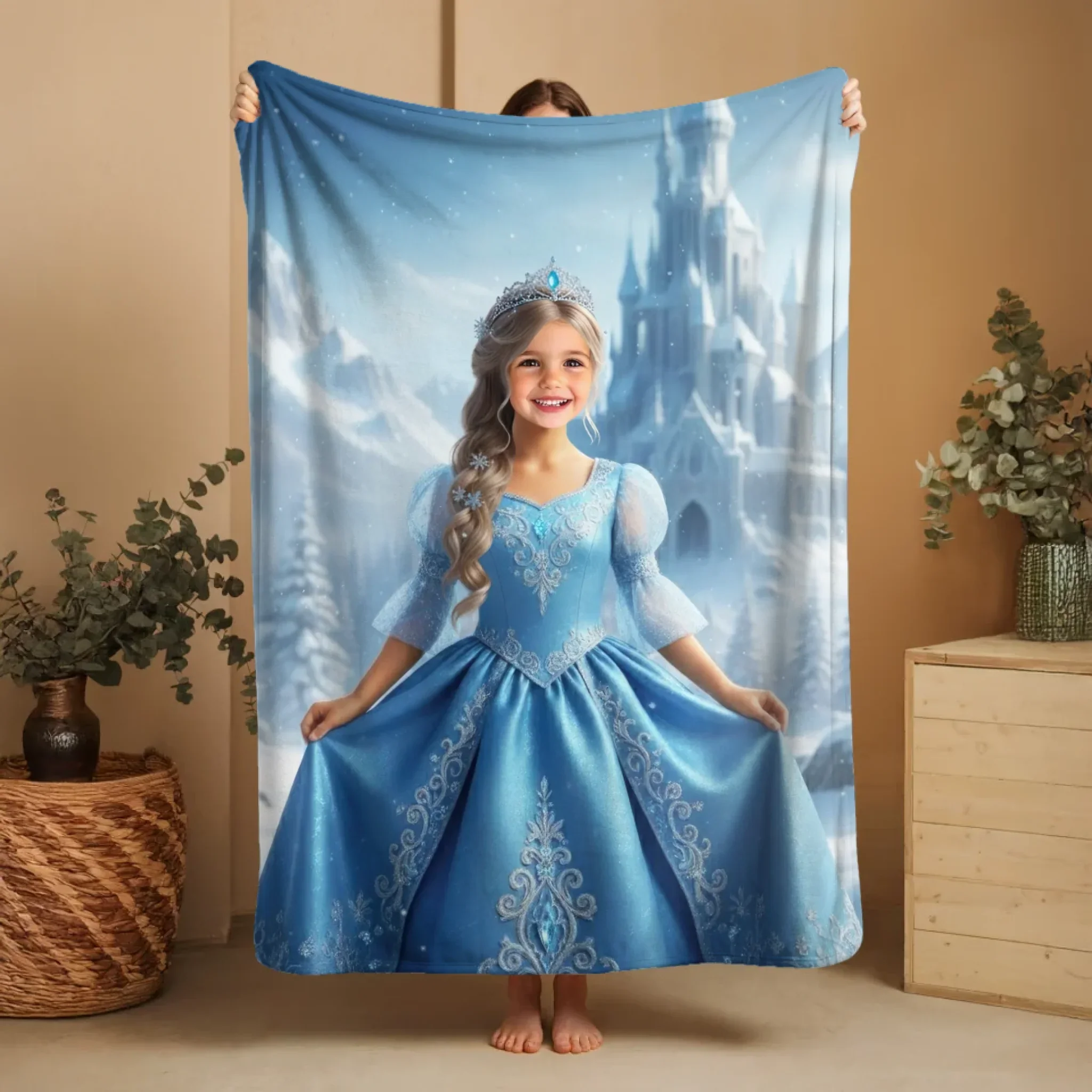Personalized Blanket – Frost Princess Character - Image 2