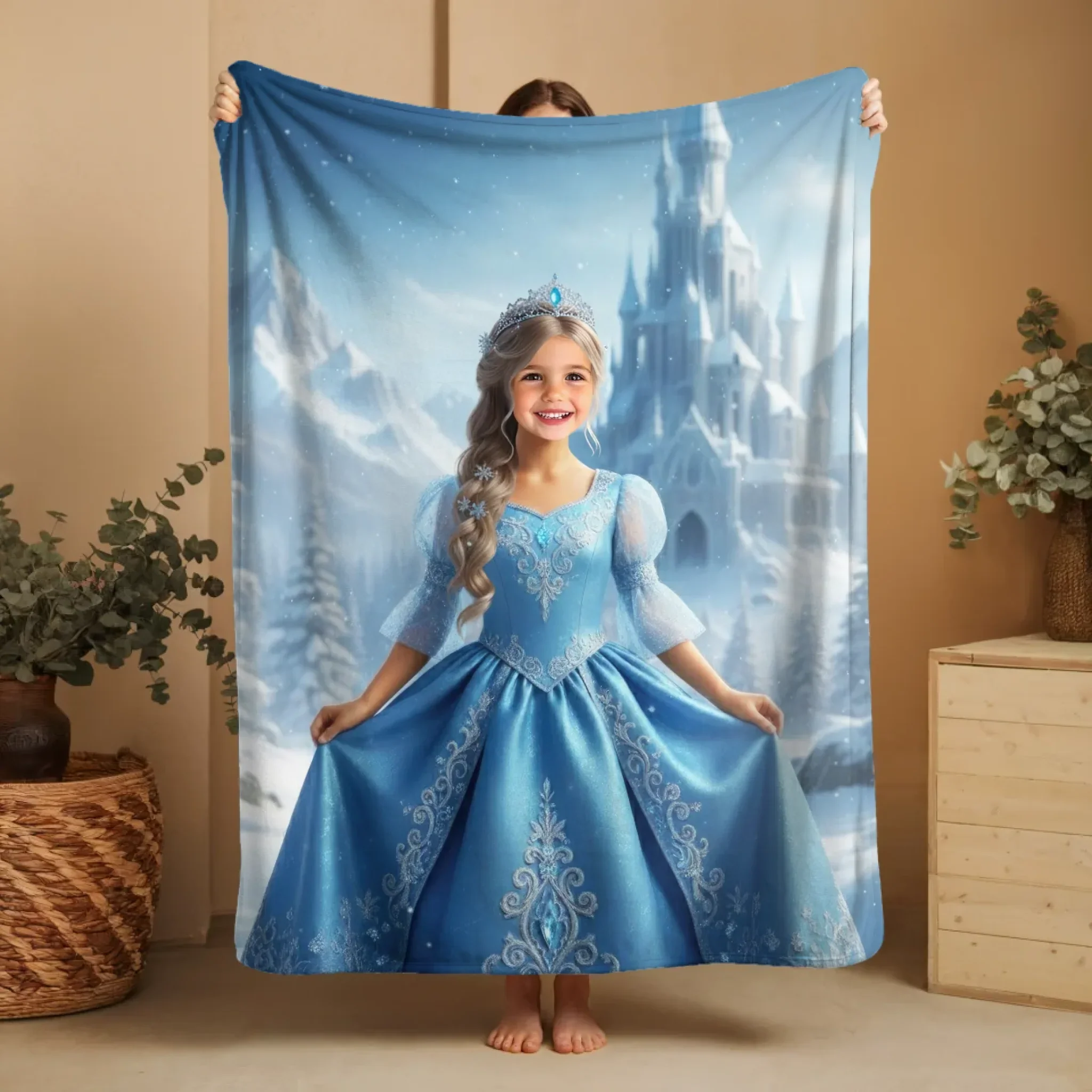Personalized Blanket – Frost Princess Character - Image 9