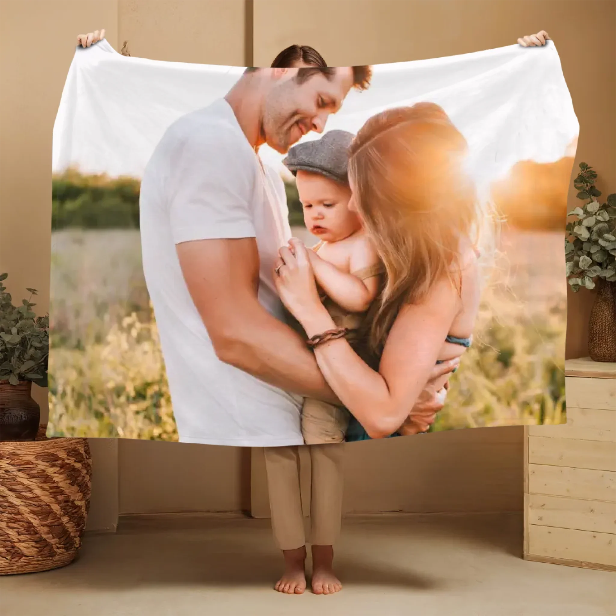 Personalized Blanket - Horizontal - Image 3