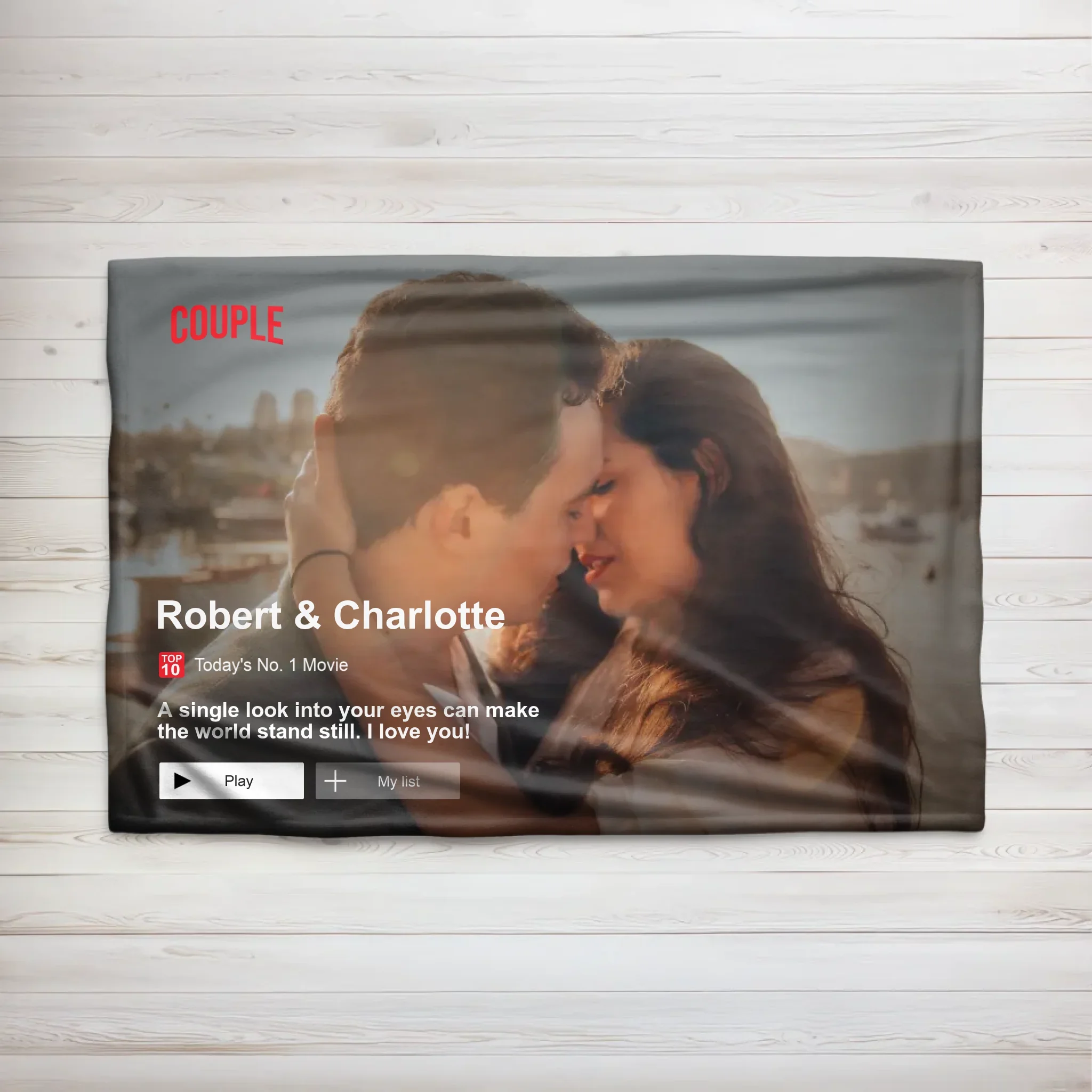 Personalized Blanket “Lovestory” - Image 7
