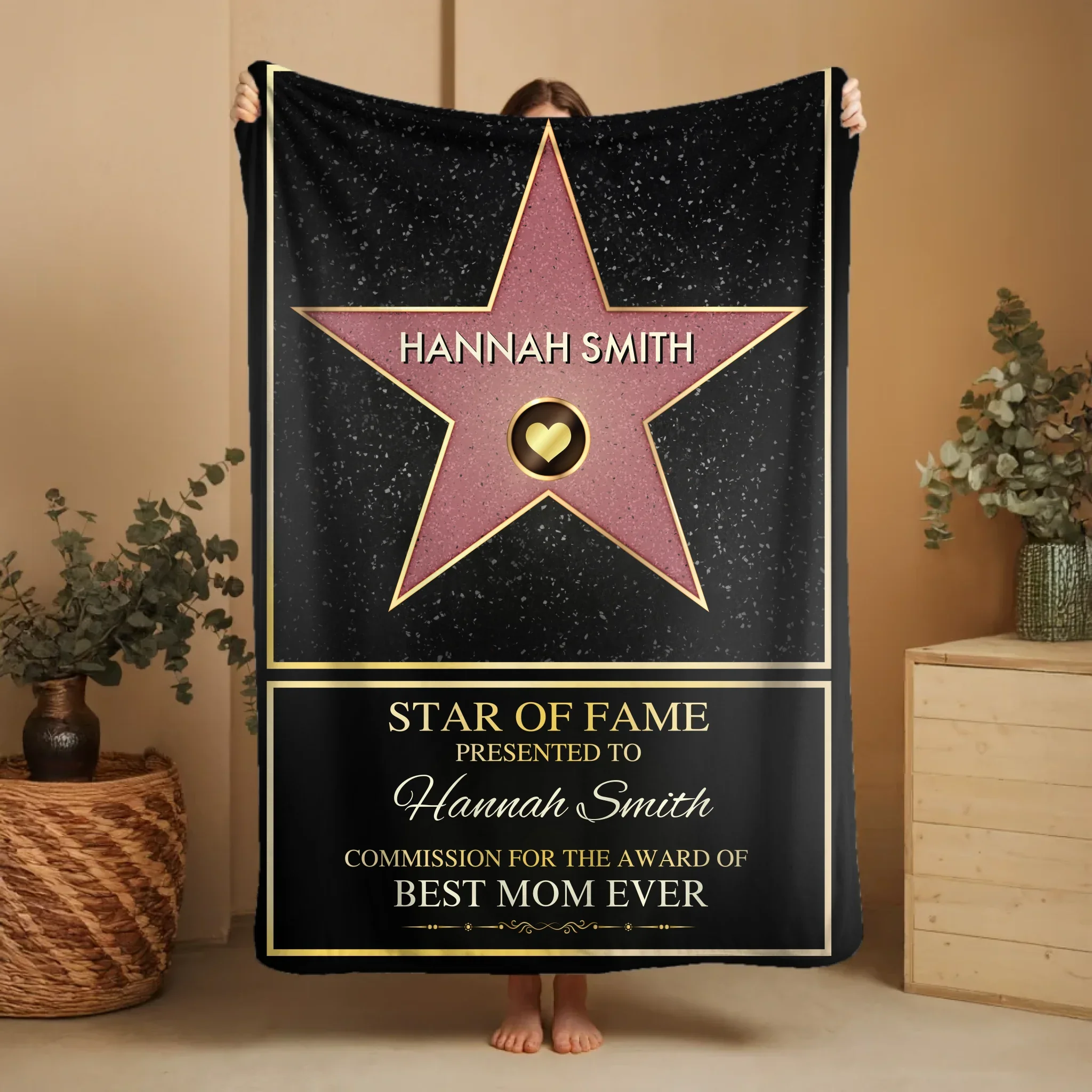 Personalized Blanket “Star of Fame” - Image 2