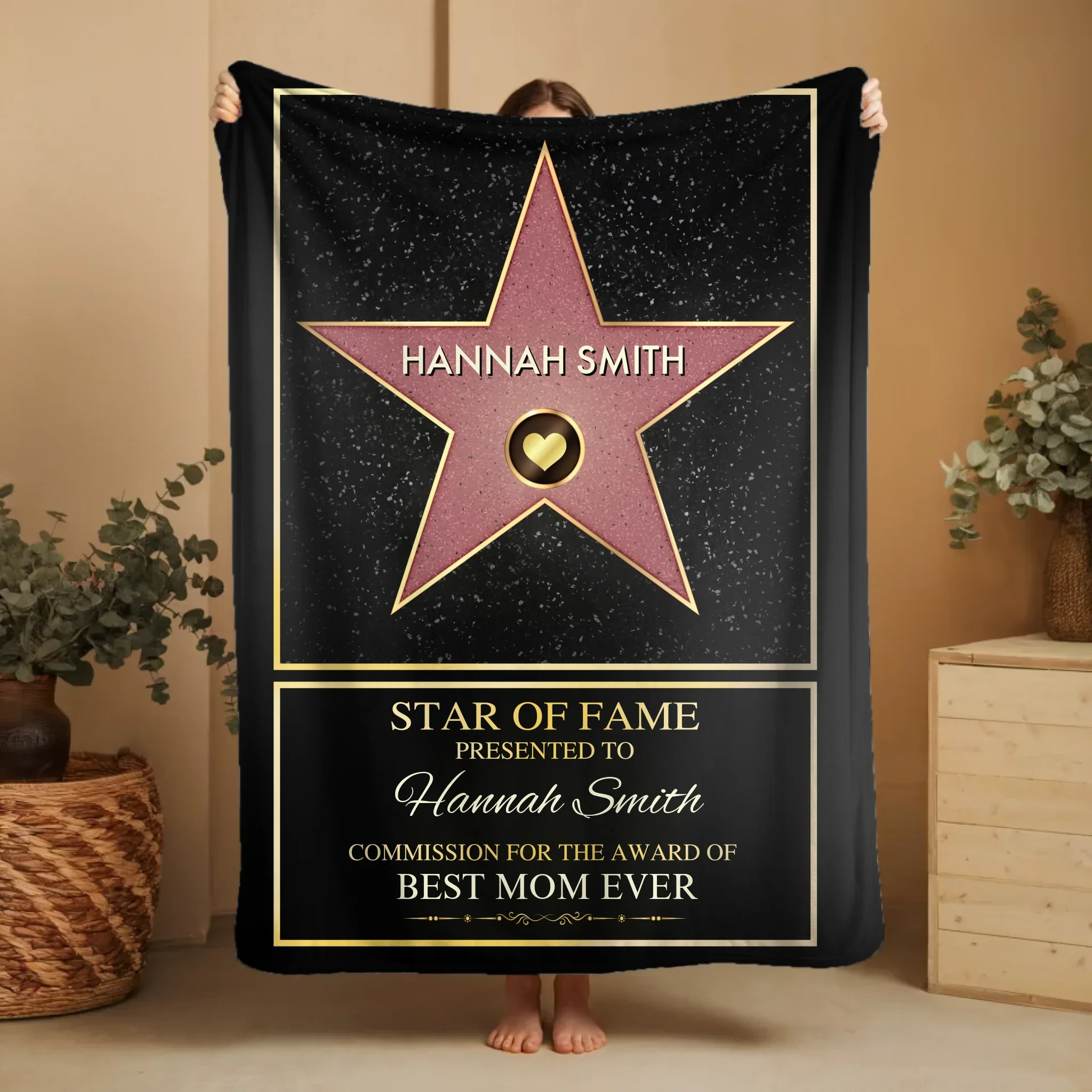 Personalized Blanket “Star of Fame” - Image 4