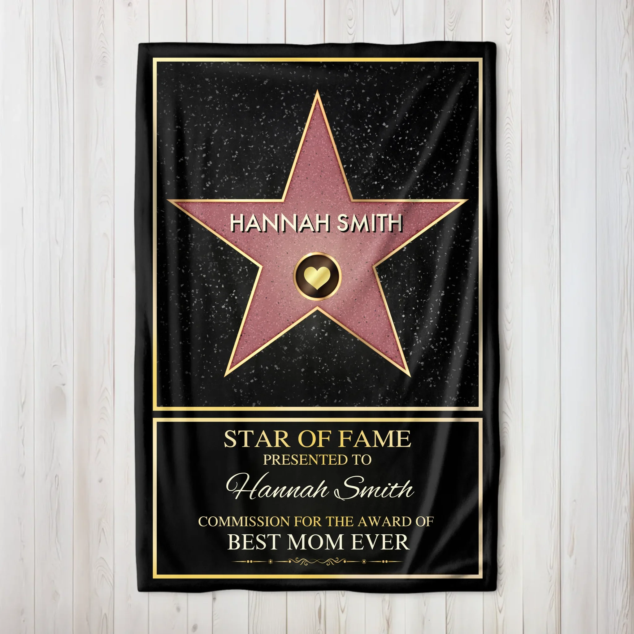 Personalized Blanket “Star of Fame” - Image 5