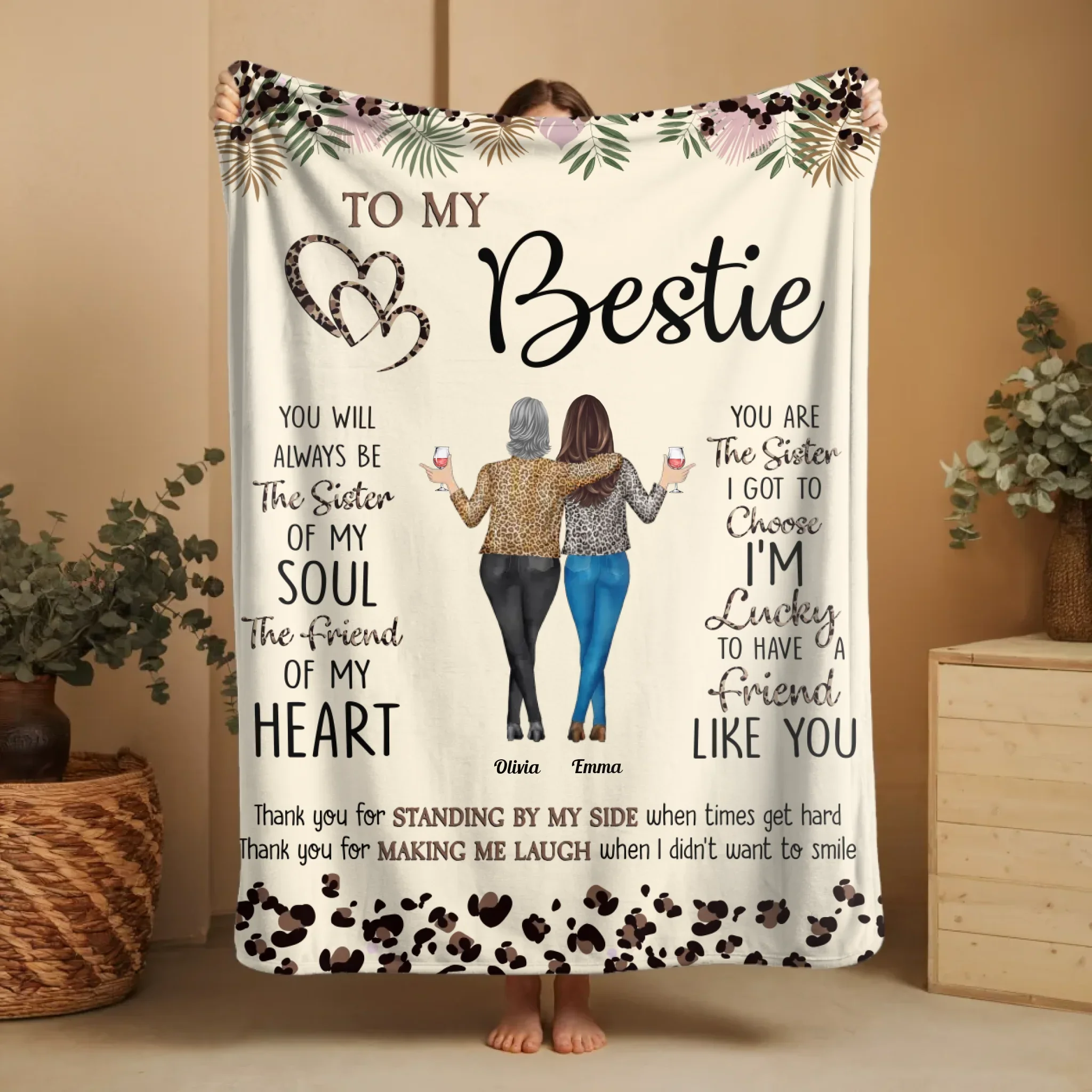 Personalized Blanket – Thank You For Standing By My Side - Image 4