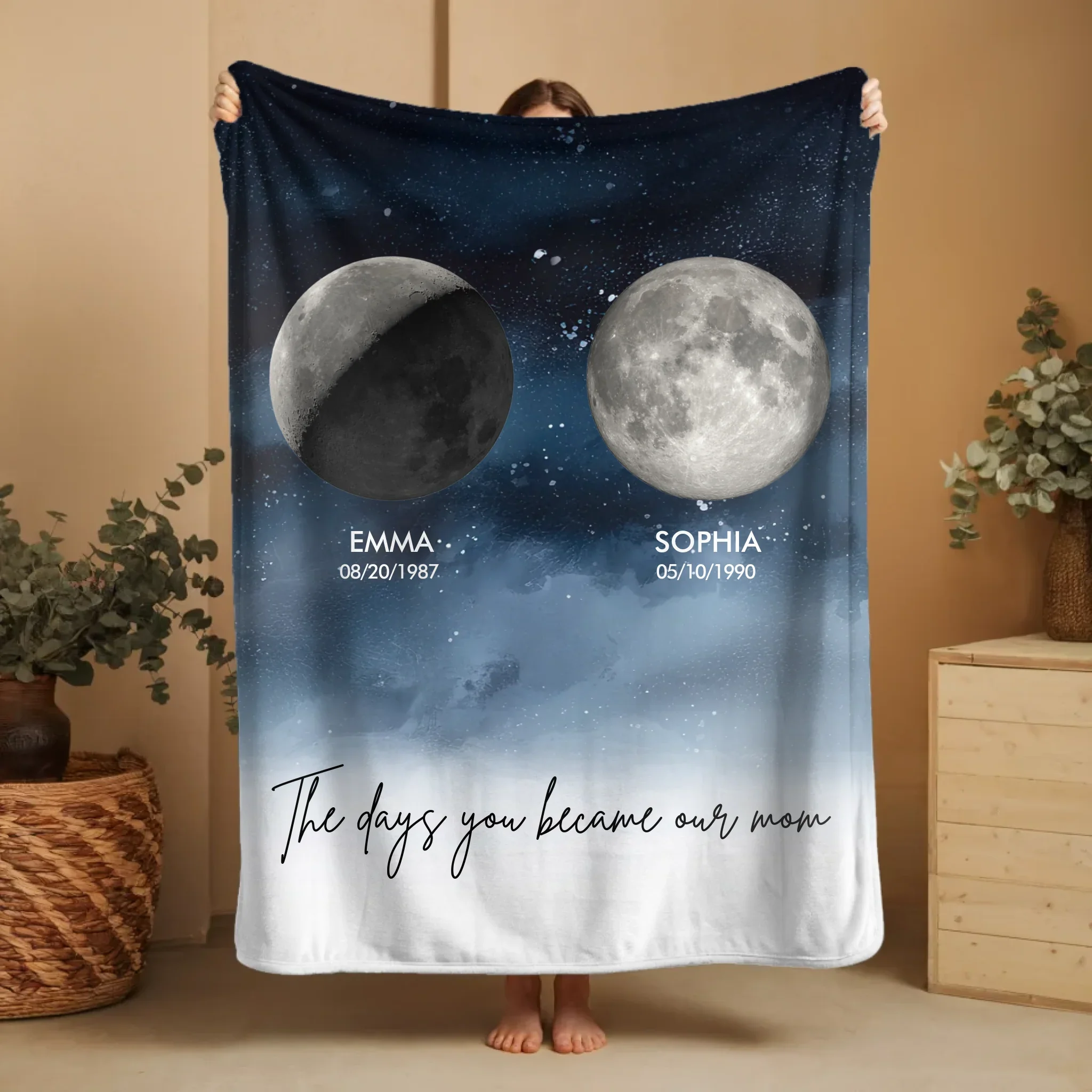Personalized Blanket – The Days You Became Our Parents - vertical - Image 9