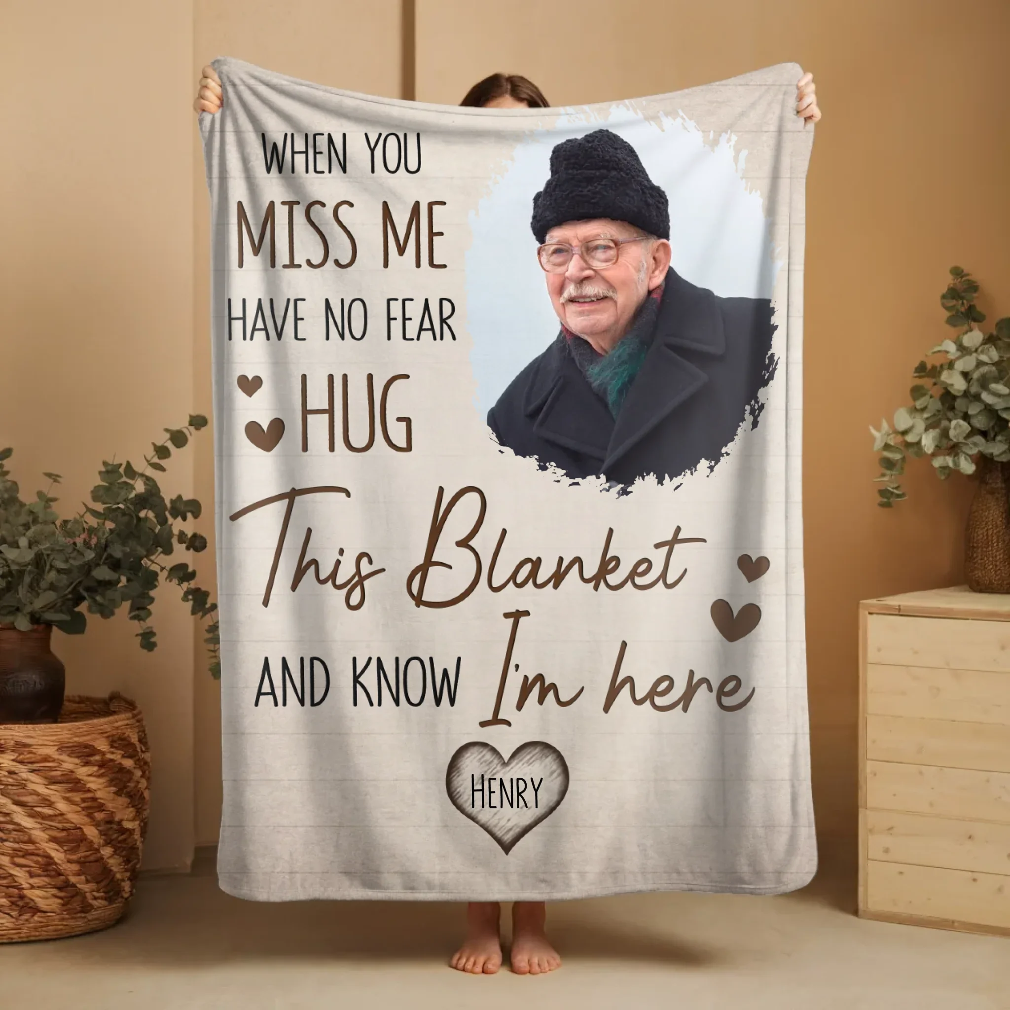 Personalized Blanket – When You Miss Me - Image 4