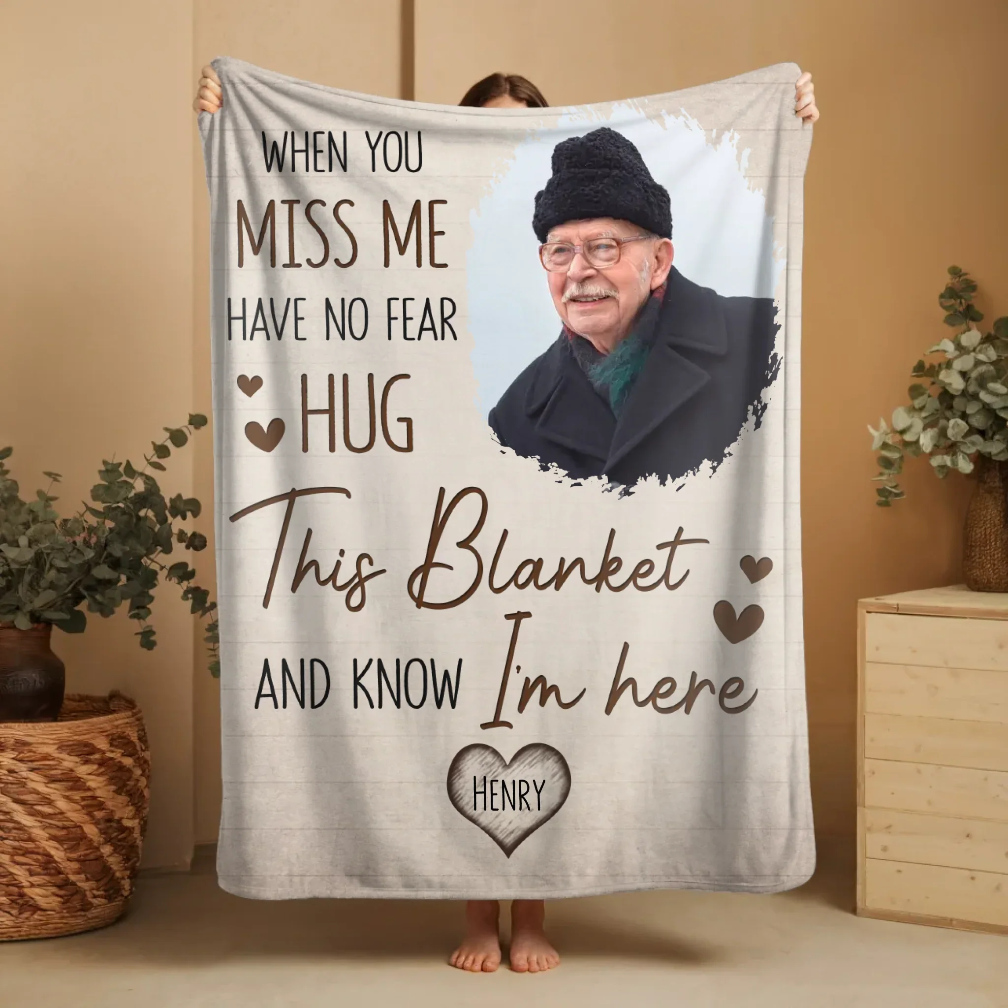 Personalized Blanket – When You Miss Me - Image 9