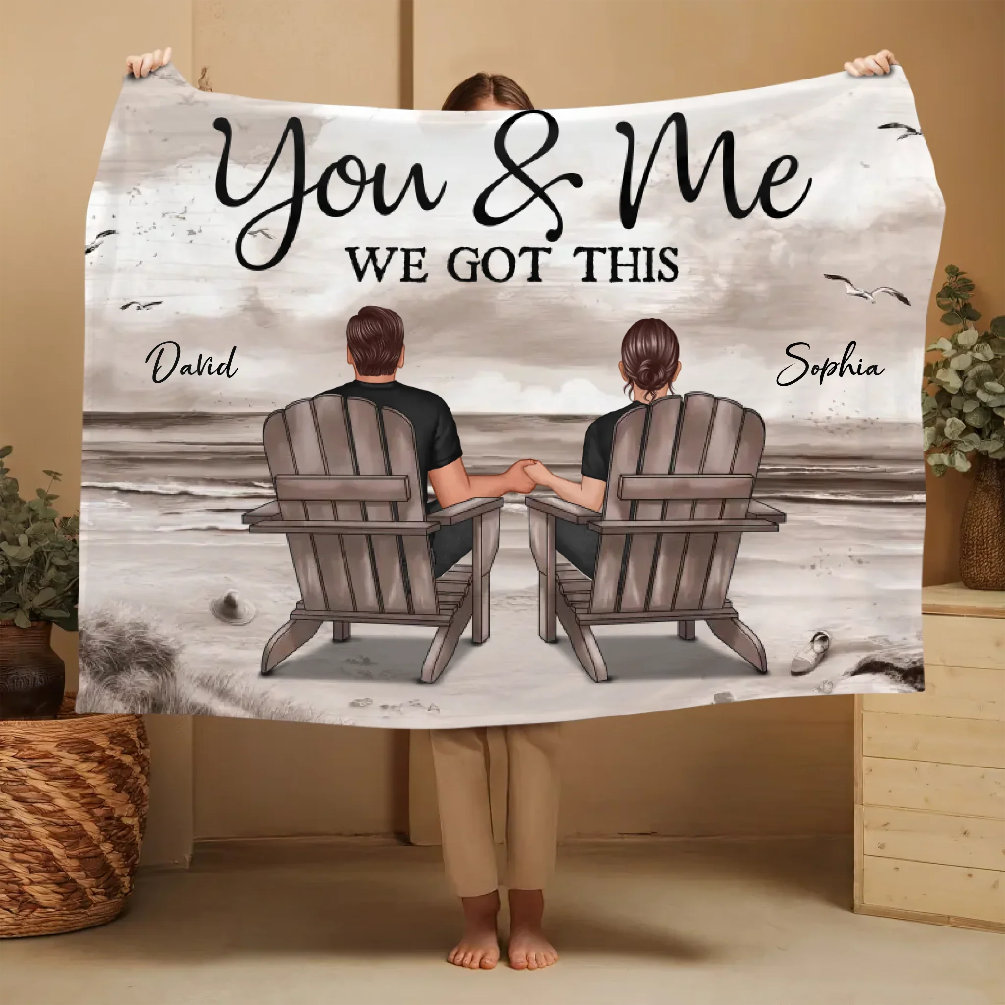 Personalized Blanket “You and me, we got this” - Image 3