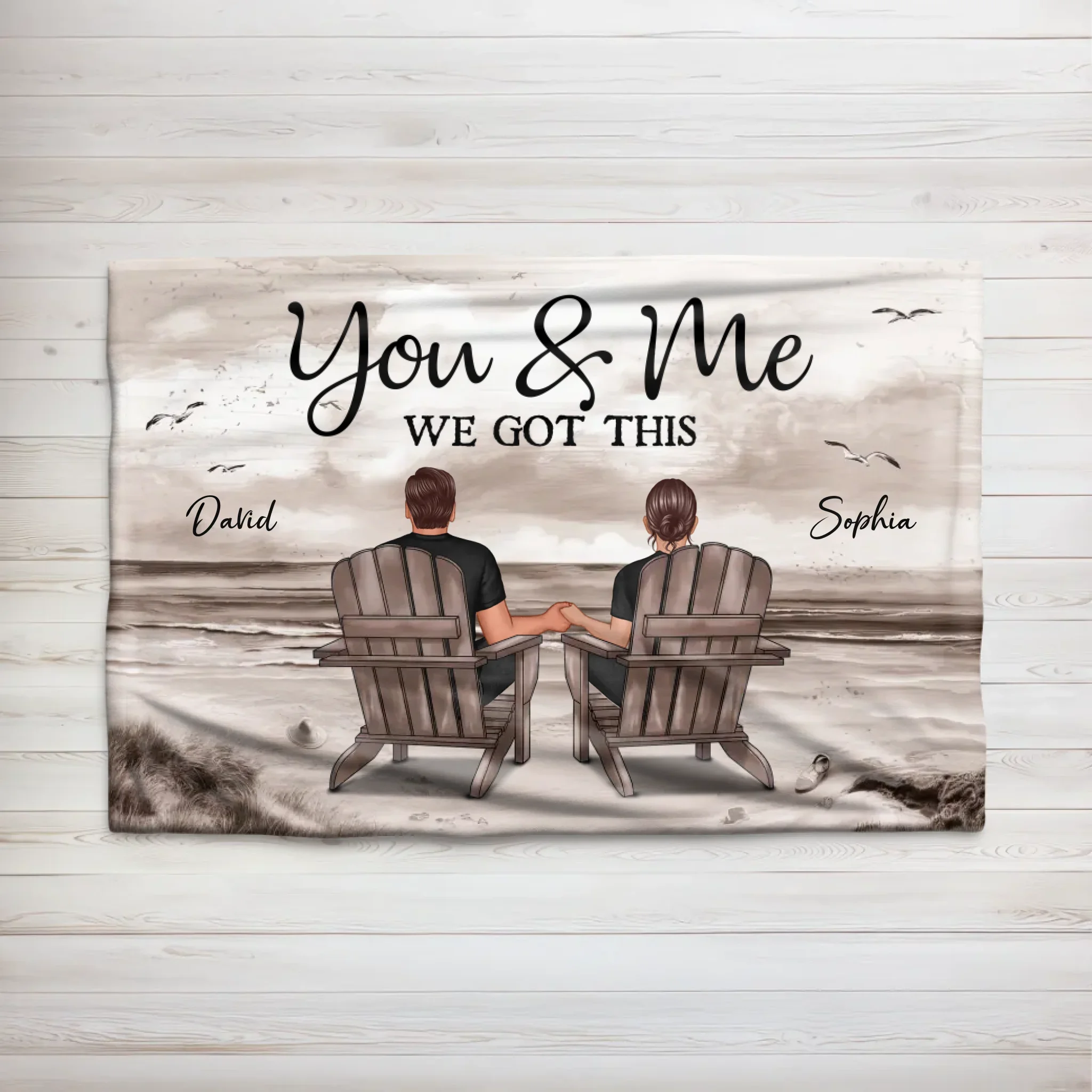 Personalized Blanket “You and me, we got this” - Image 7