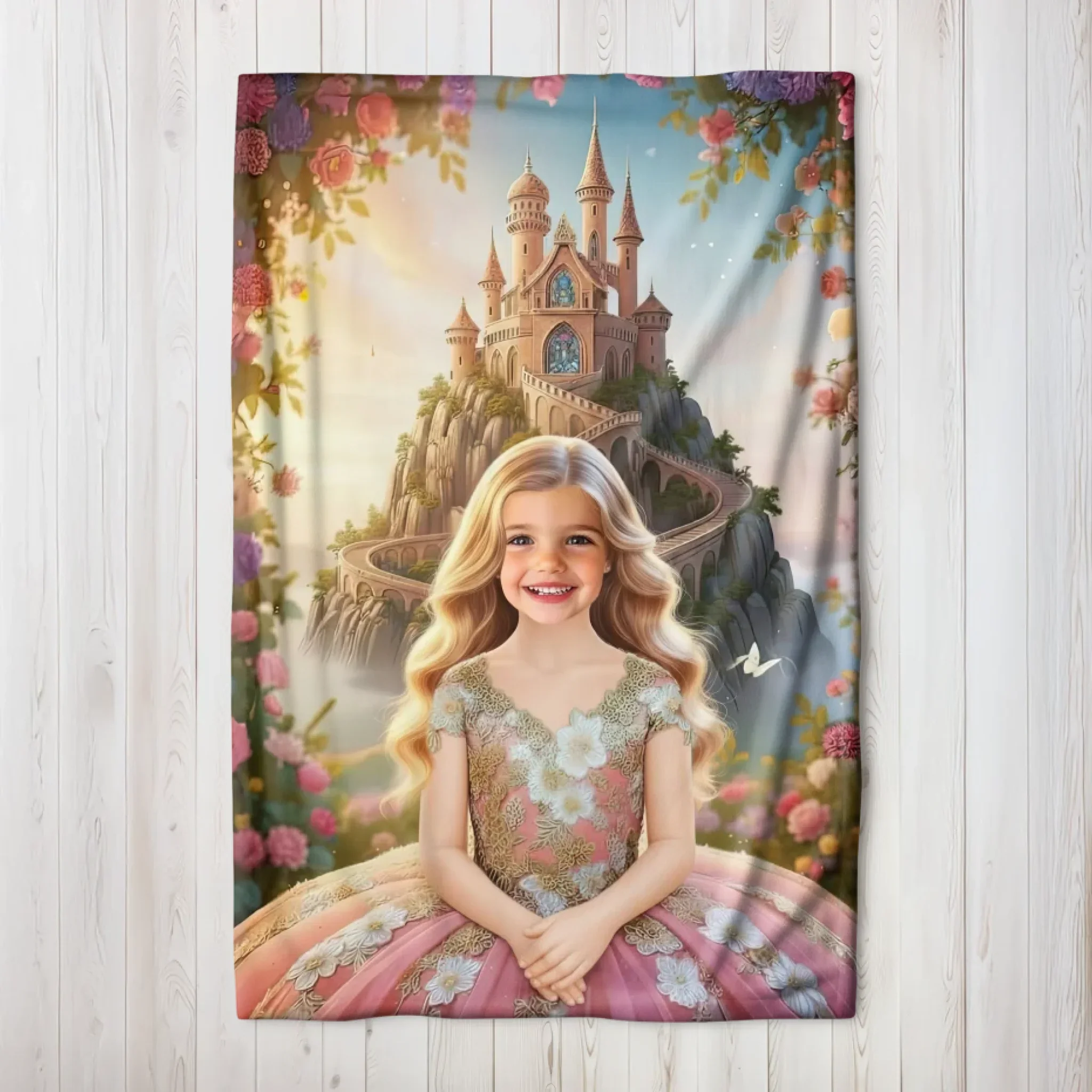 Personalized Blanket – Young Princess