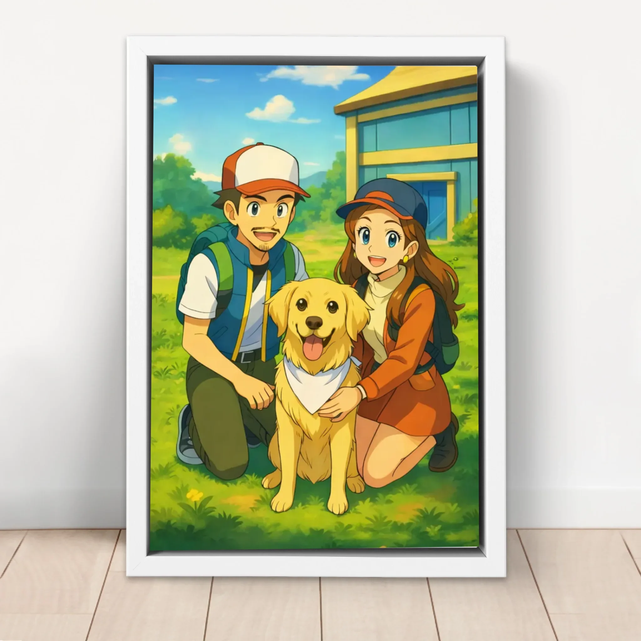 Personalized Canvas – Anime Monster Trainer Portrait - Image 6