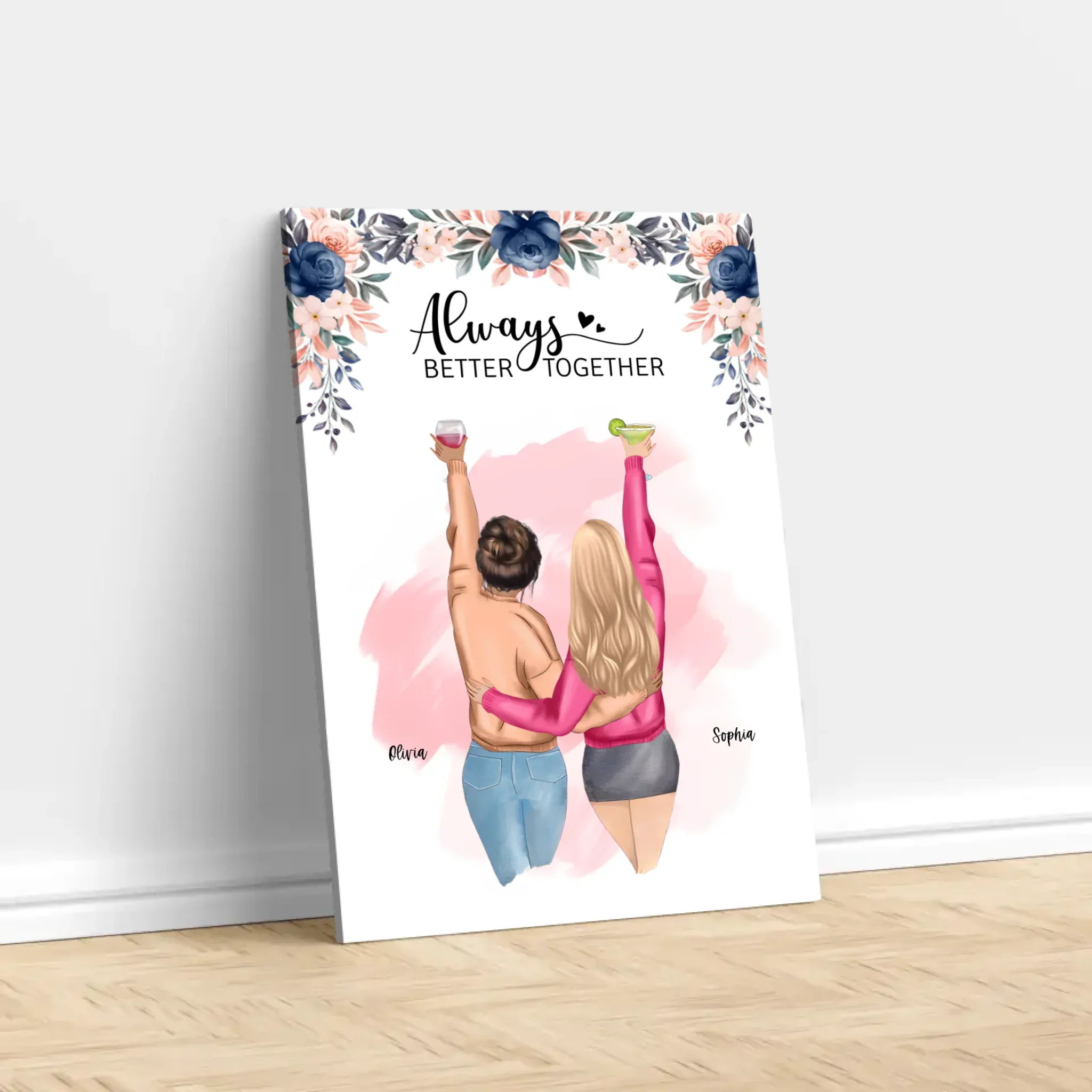 Personalized Canvas – Best Friends Forever - Image 2