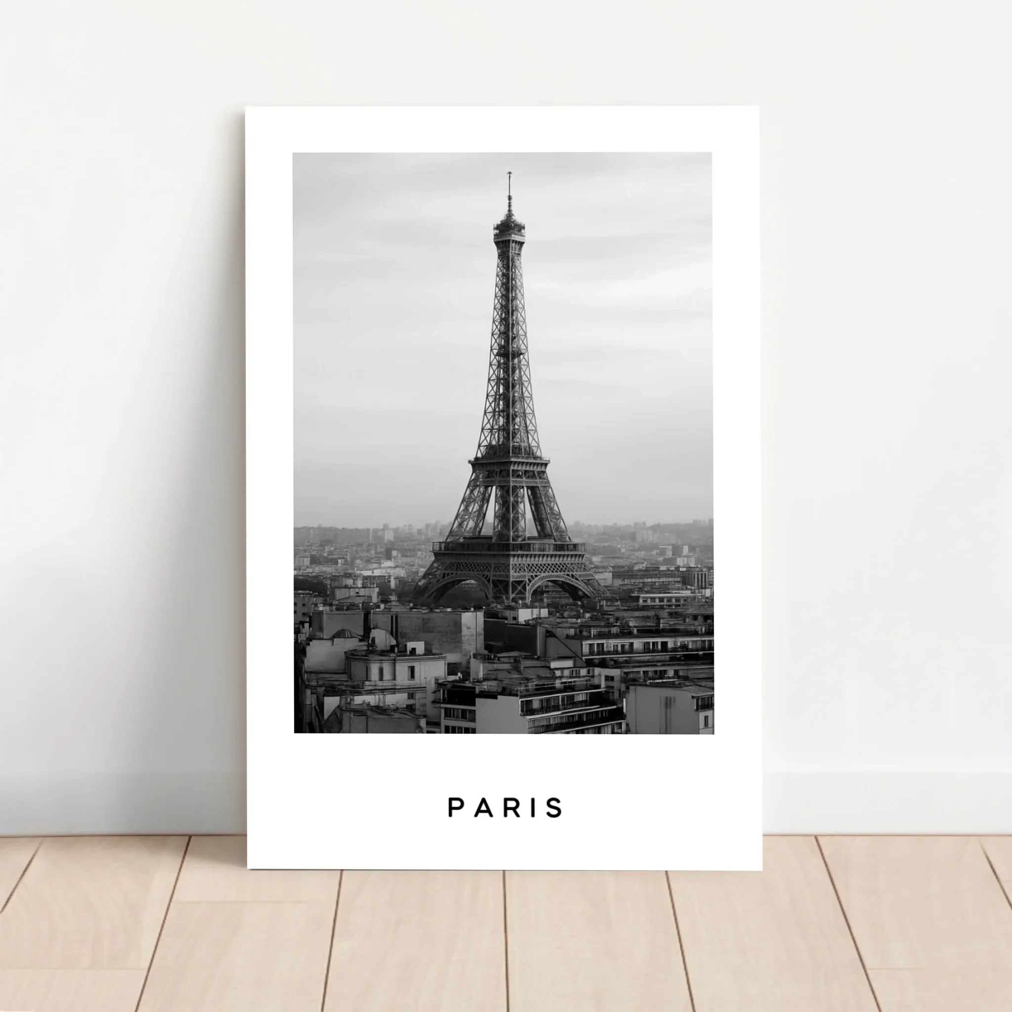 Personalized Canvas – Cityscape Black And White Travel