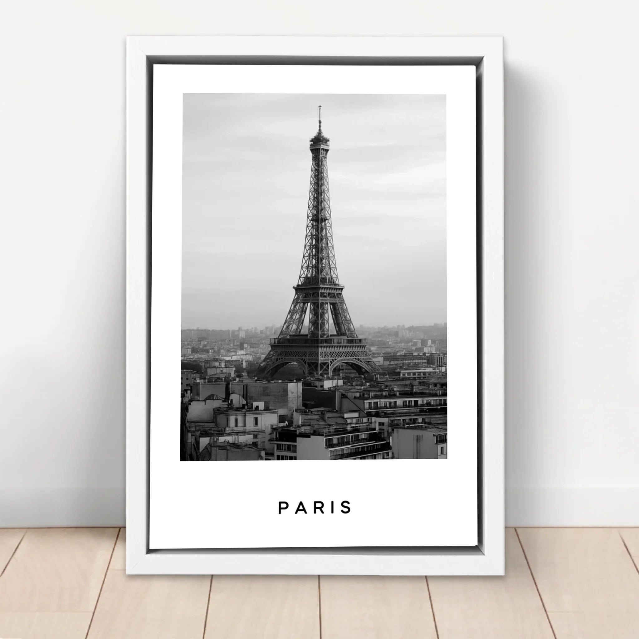 Personalized Canvas – Cityscape Black And White Travel - Image 6