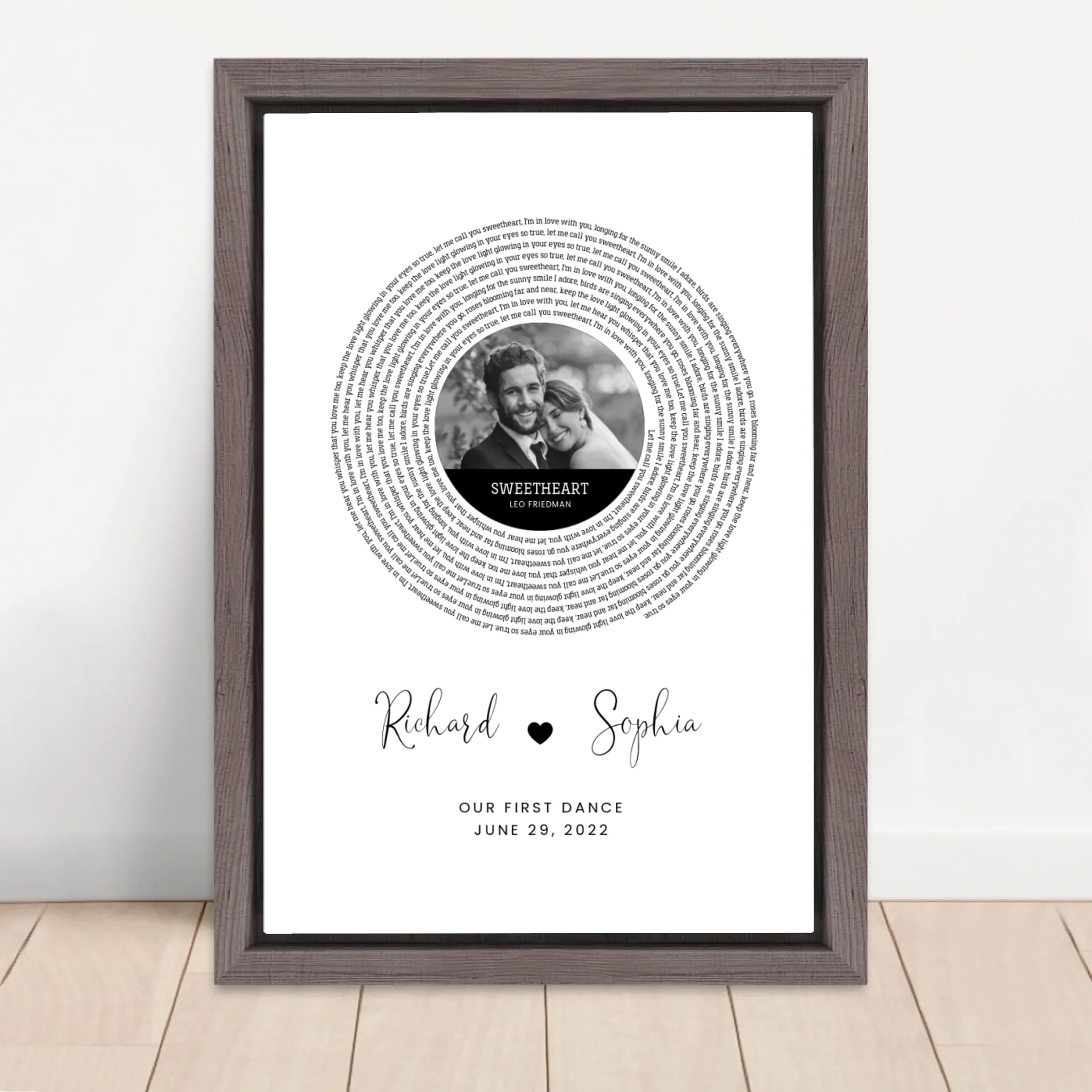 Personalized Canvas – Custom Song Lyrics Print - Image 5
