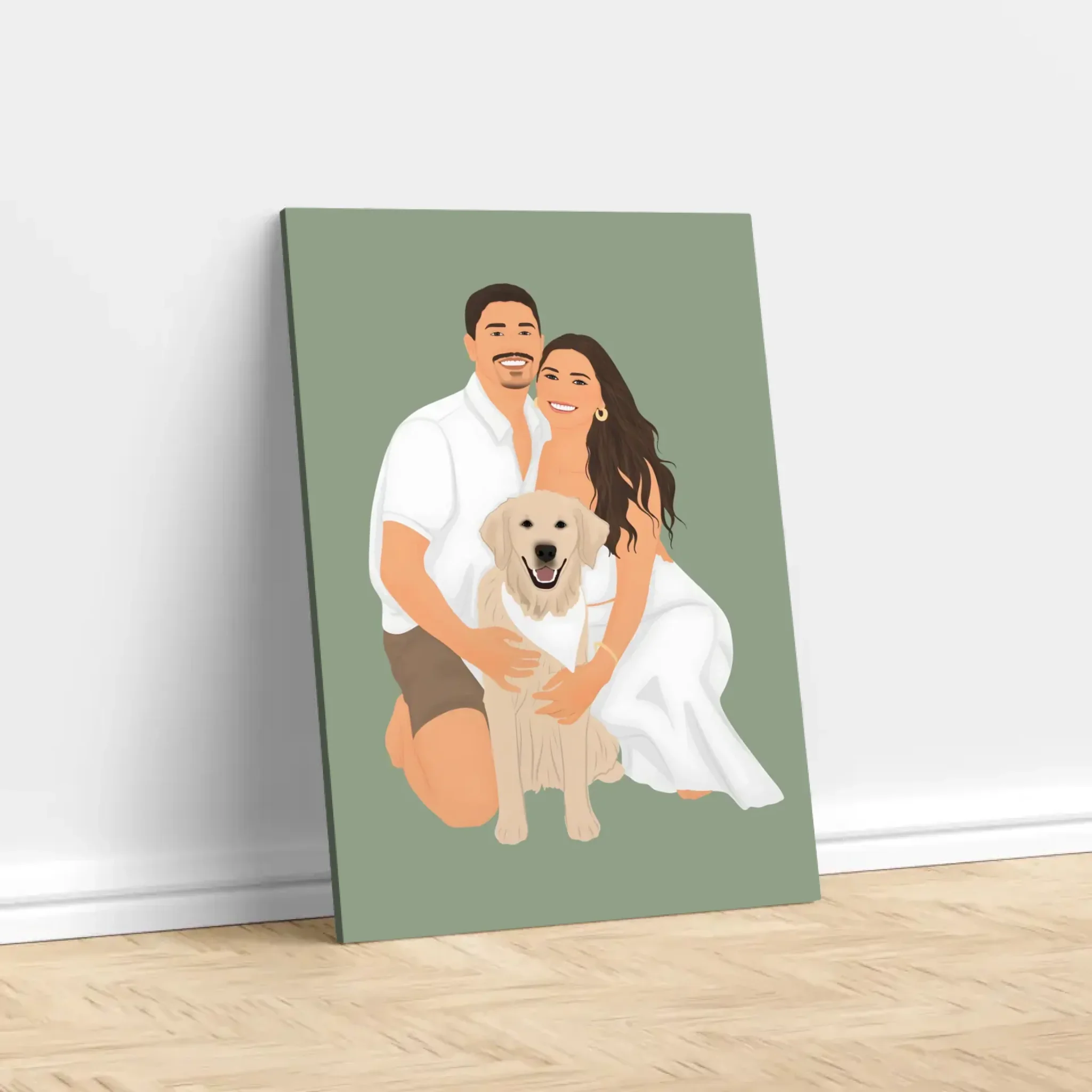 Personalized Canvas – Faceless Drawing From Photo - Image 2