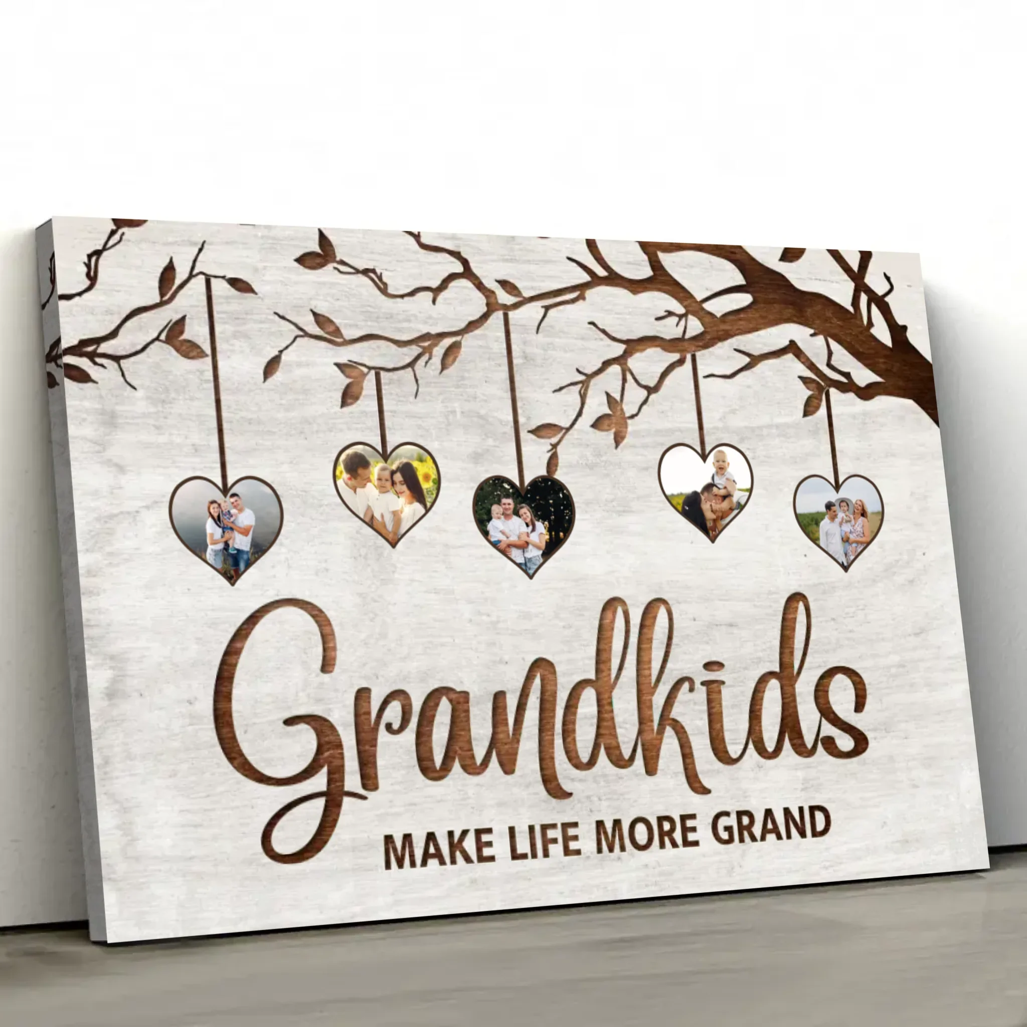 Personalized canvas “Family tree with pictures” - Image 2