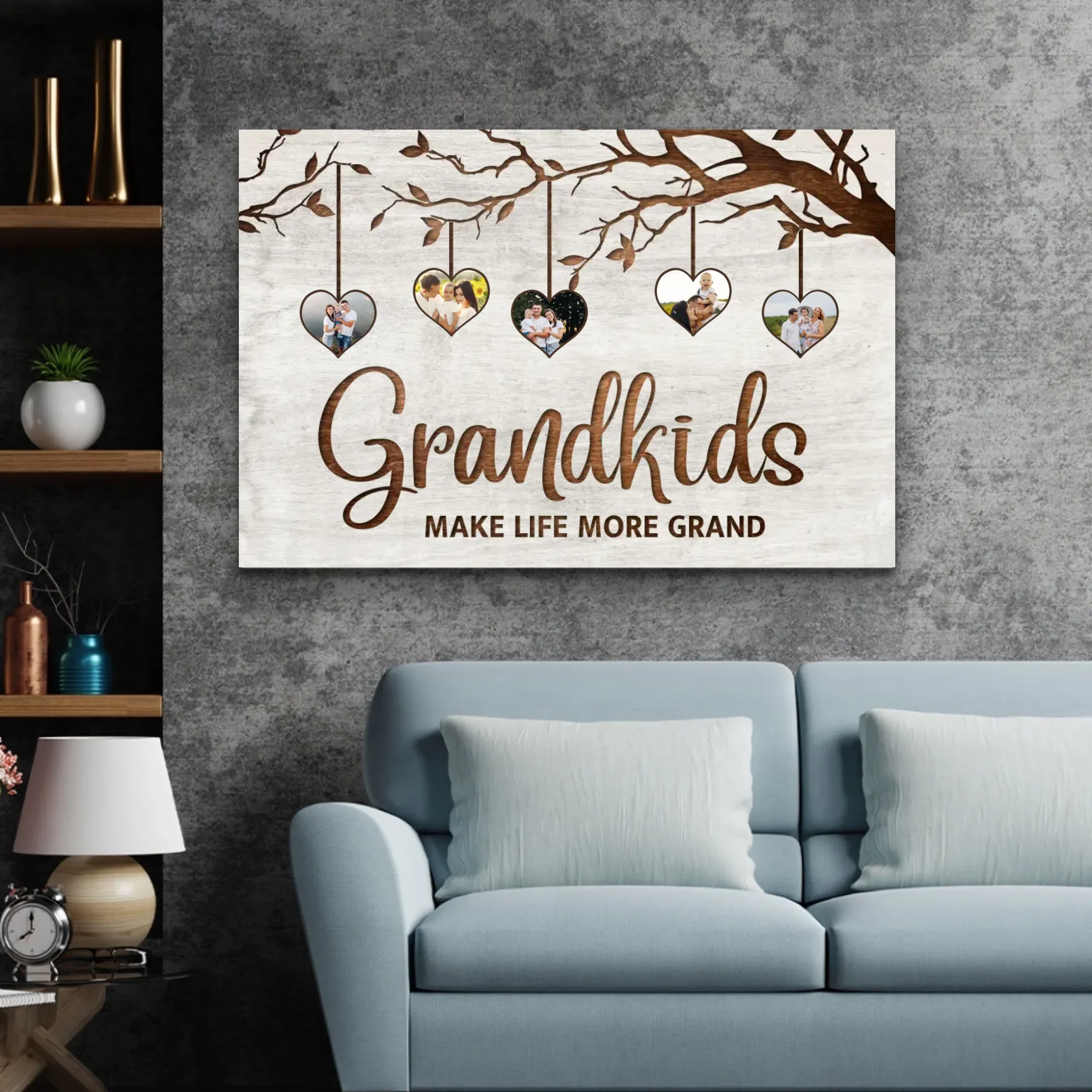 Personalized canvas “Family tree with pictures” - Image 4