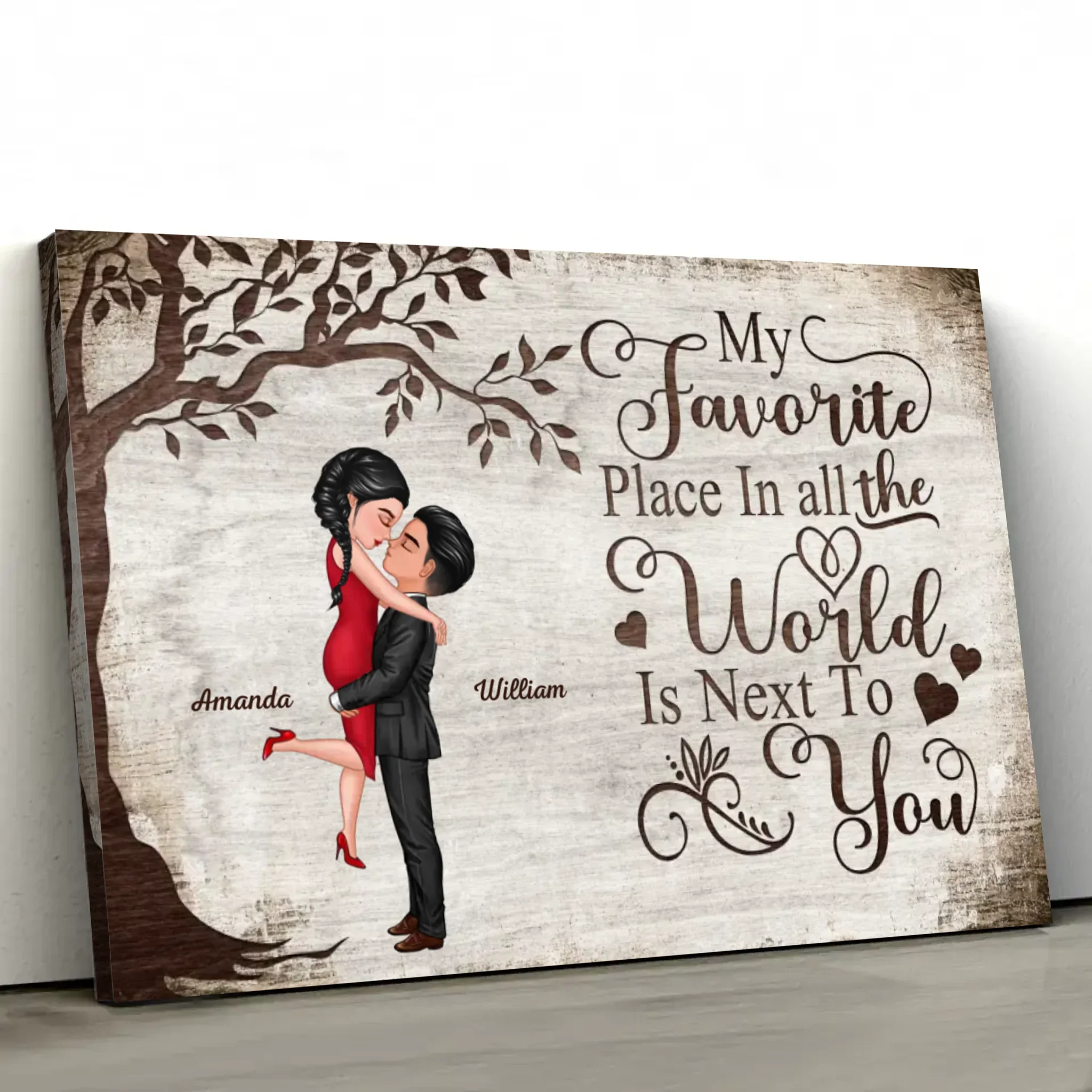 Personalized Canvas "Favorite Place" - Image 2
