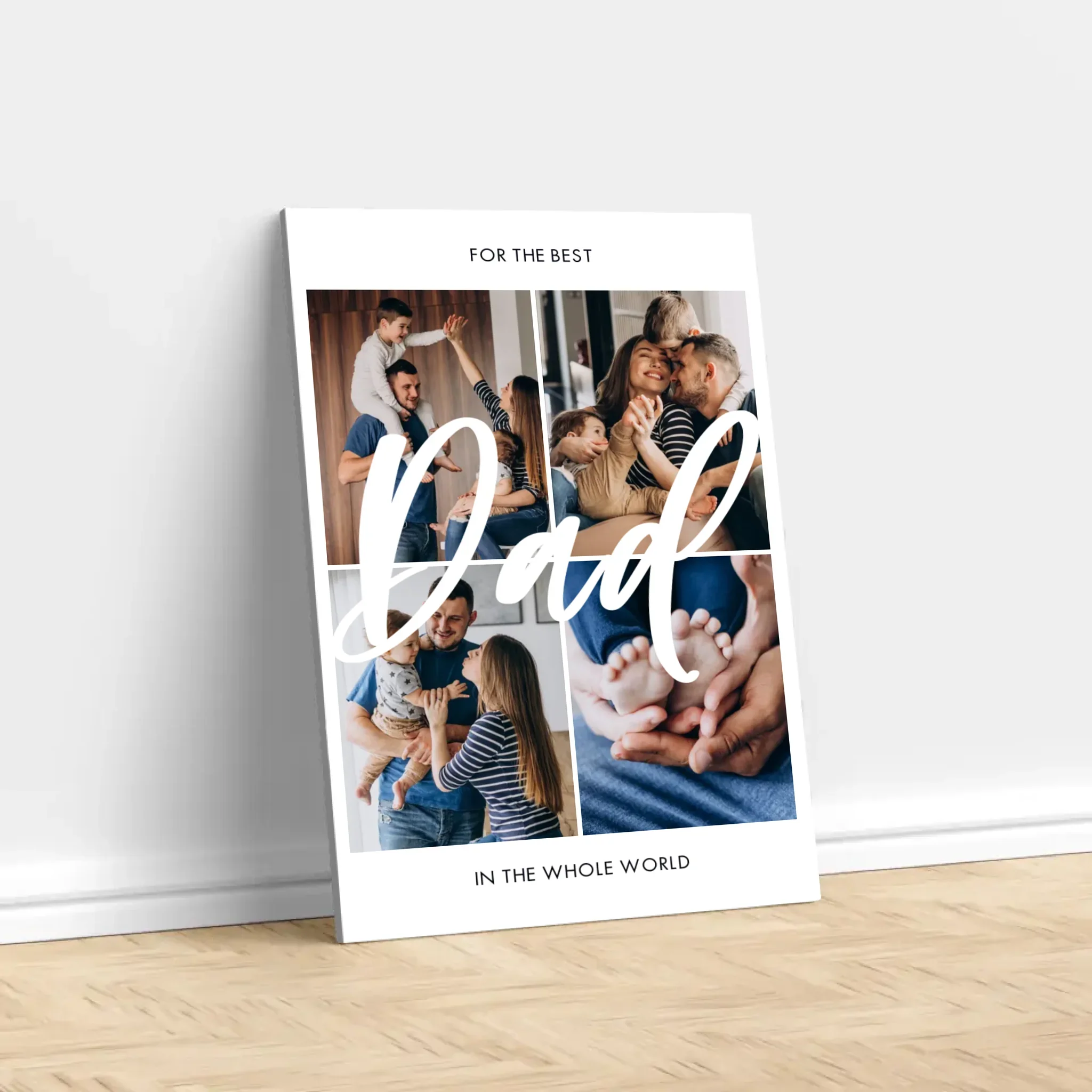 Personalized Canvas "For the best Dad in the world" - Image 2