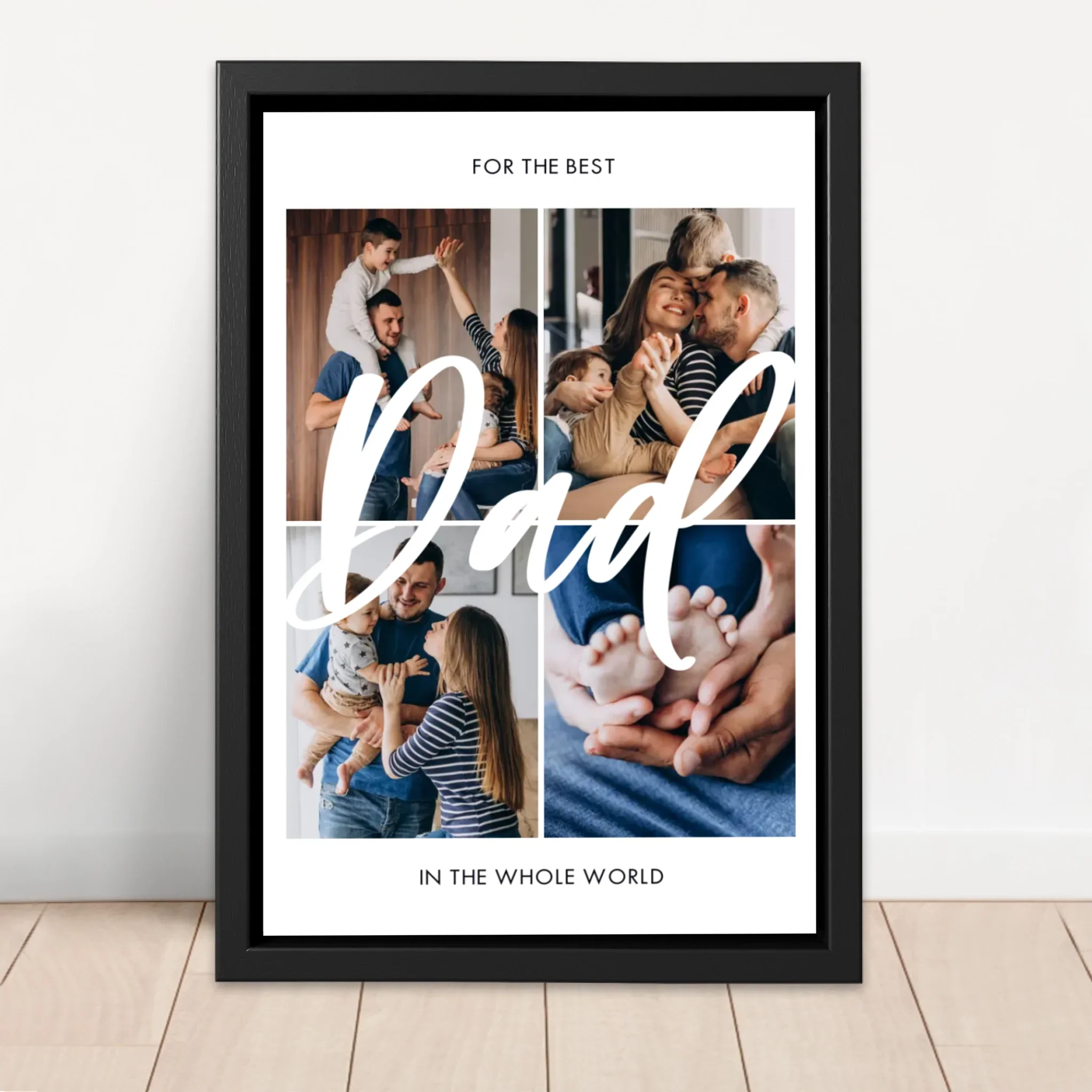 Personalized Canvas "For the best Dad in the world" - Image 4