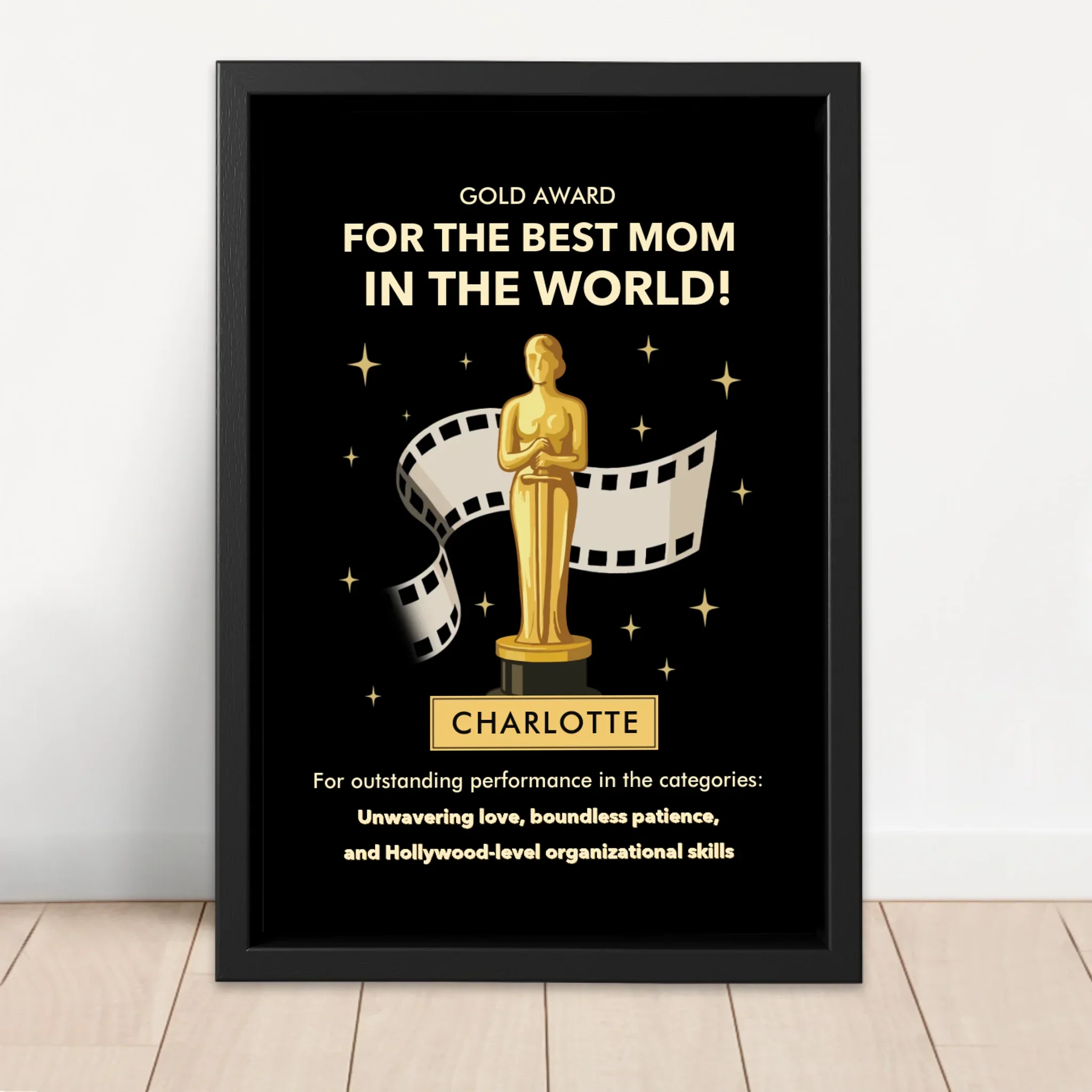 Personalized Canvas "Gold Award" - Image 4