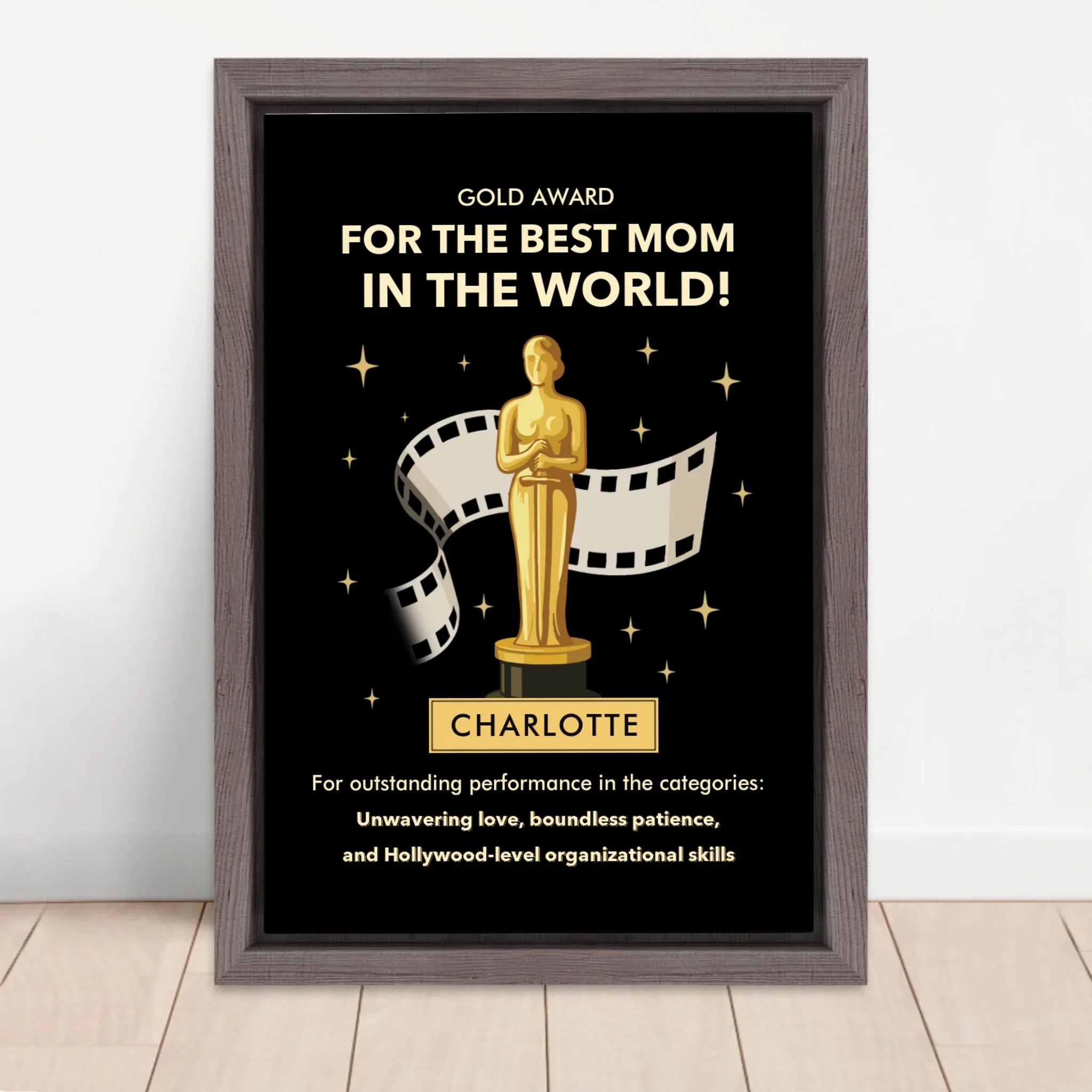 Personalized Canvas "Gold Award" - Image 5