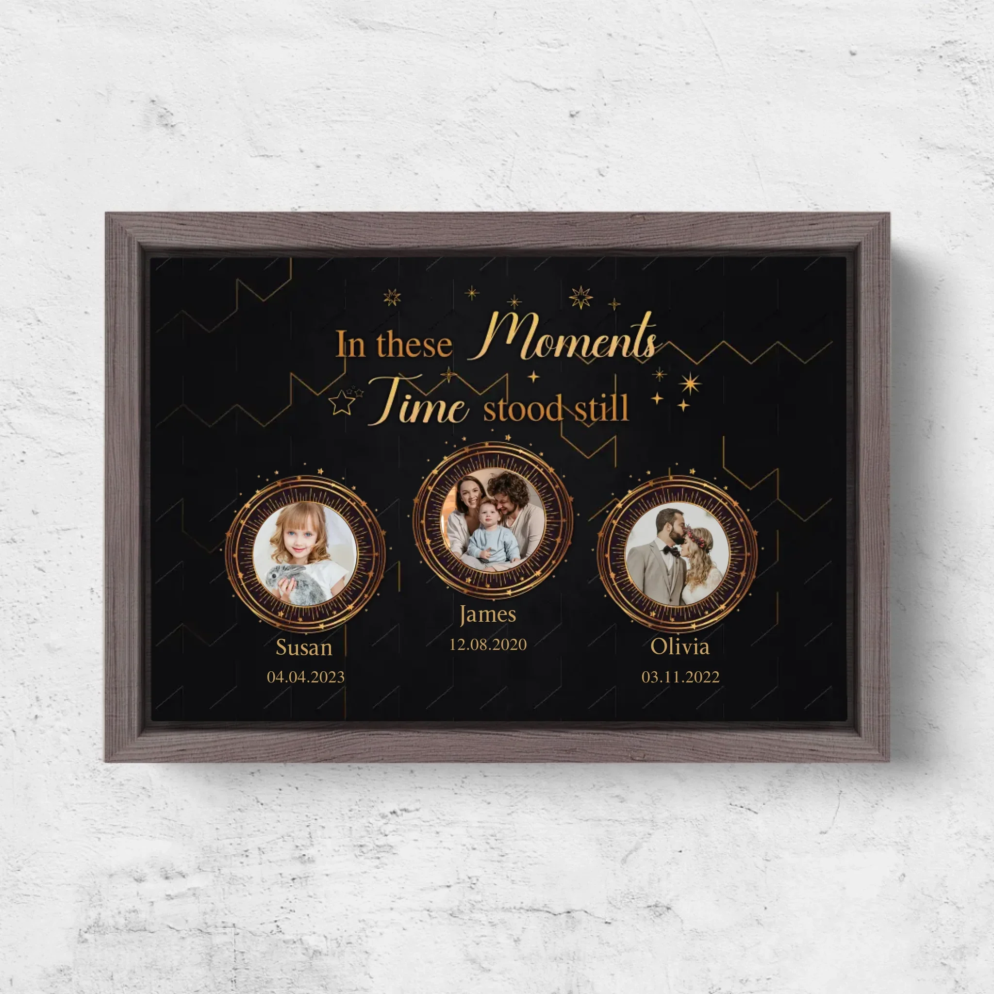 Personalized Canvas "Golden moments" - Image 6