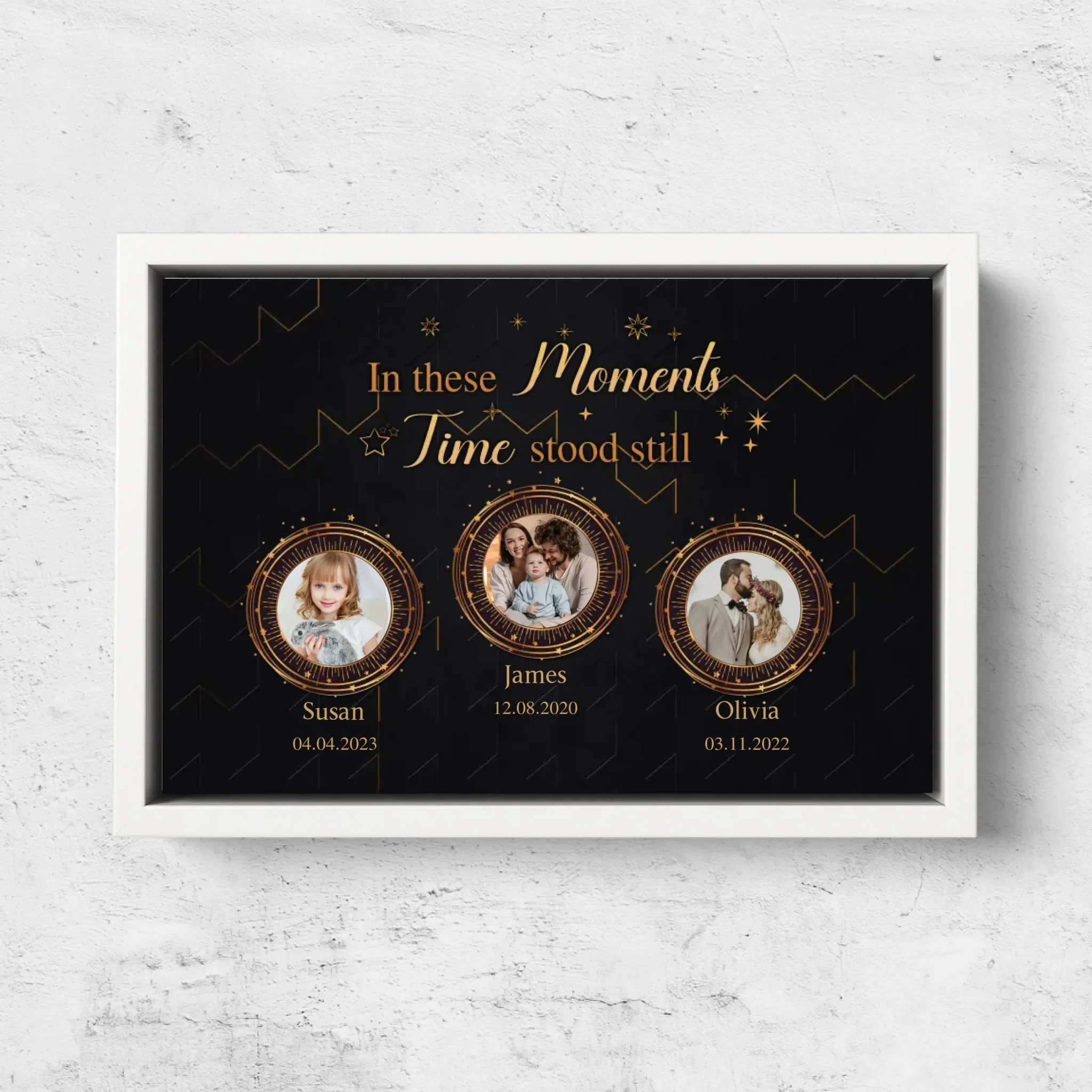 Personalized Canvas "Golden moments" - Image 7
