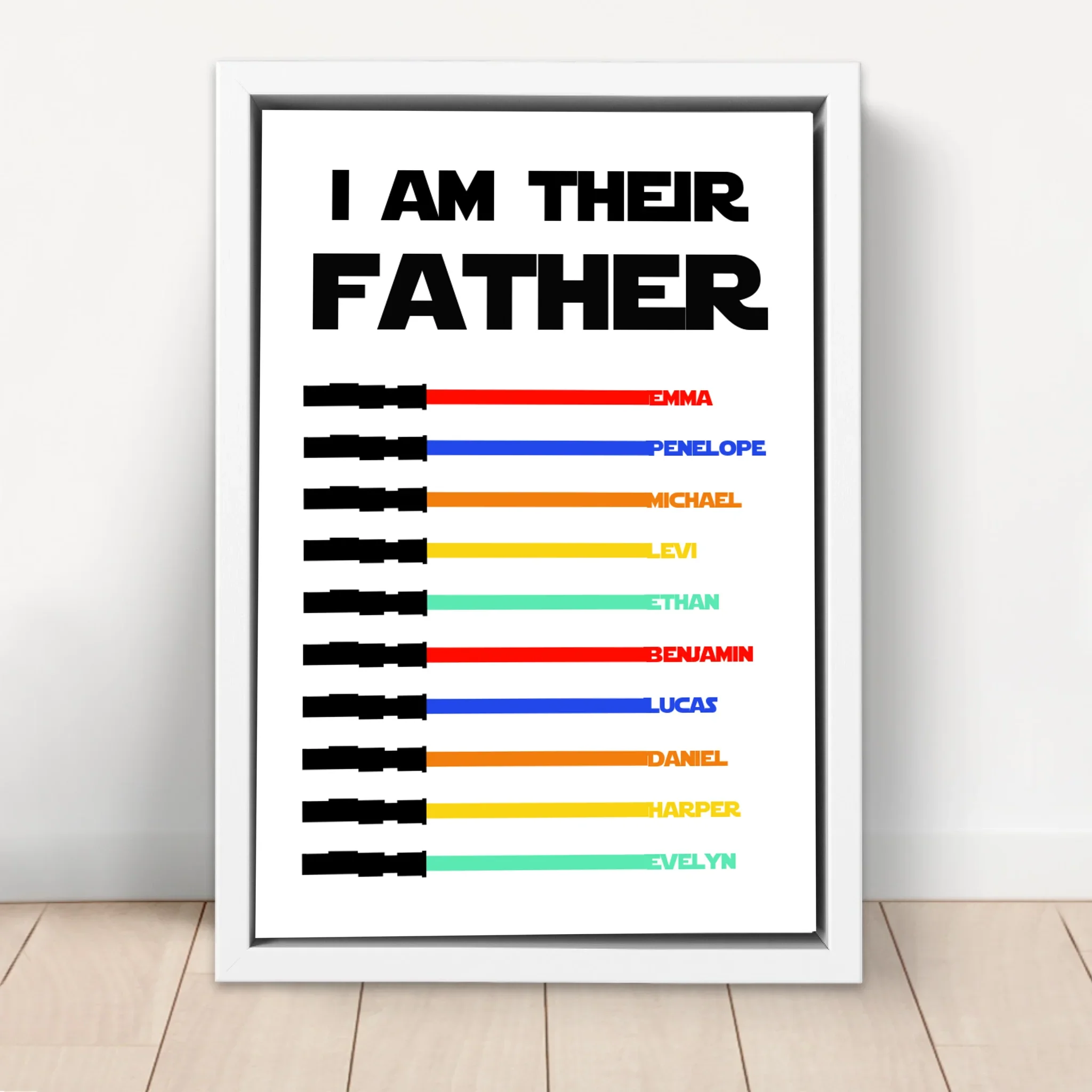 Personalized Canvas "I Am Their Father" - Image 6