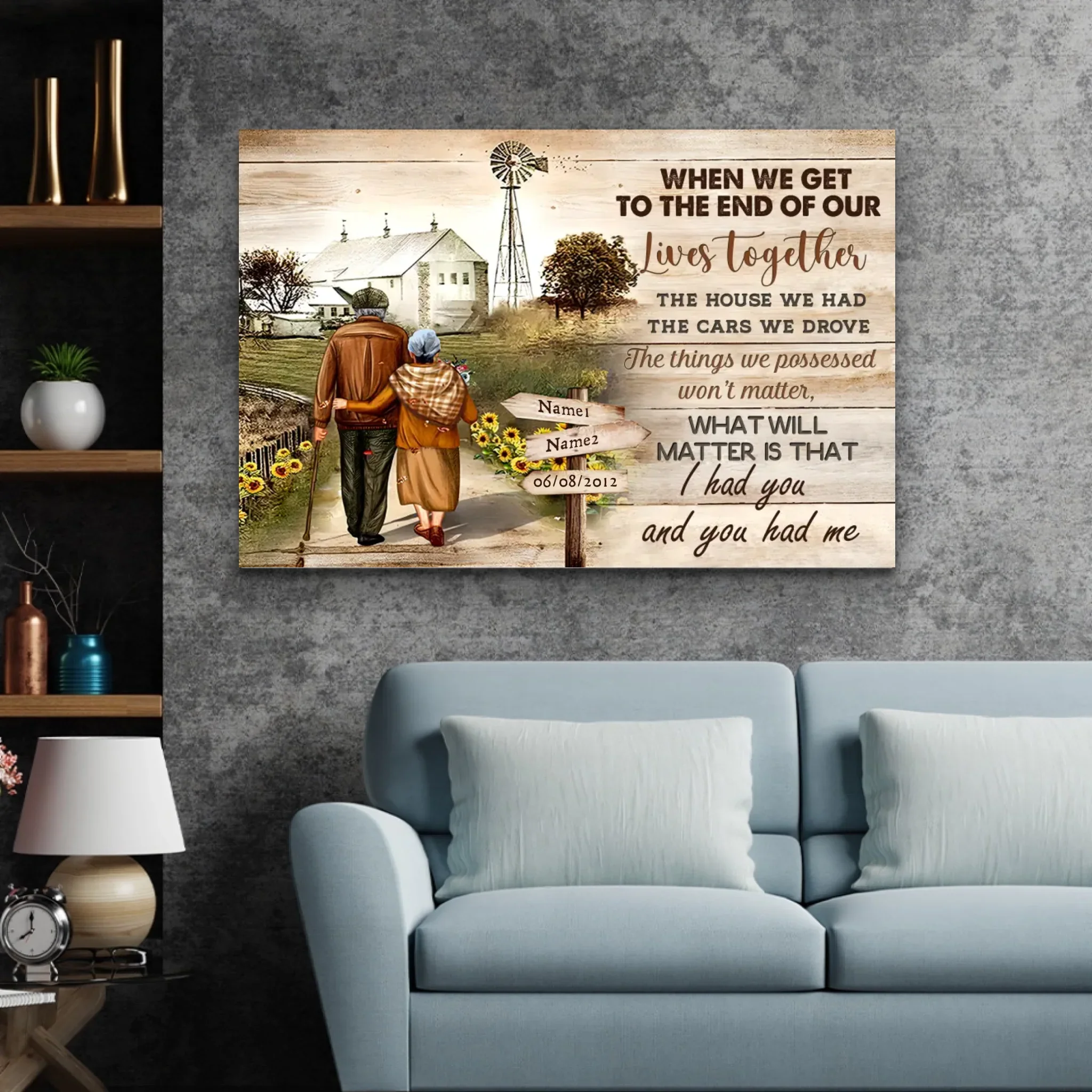 Personalized Canvas “I had you and you had me“ - Image 4