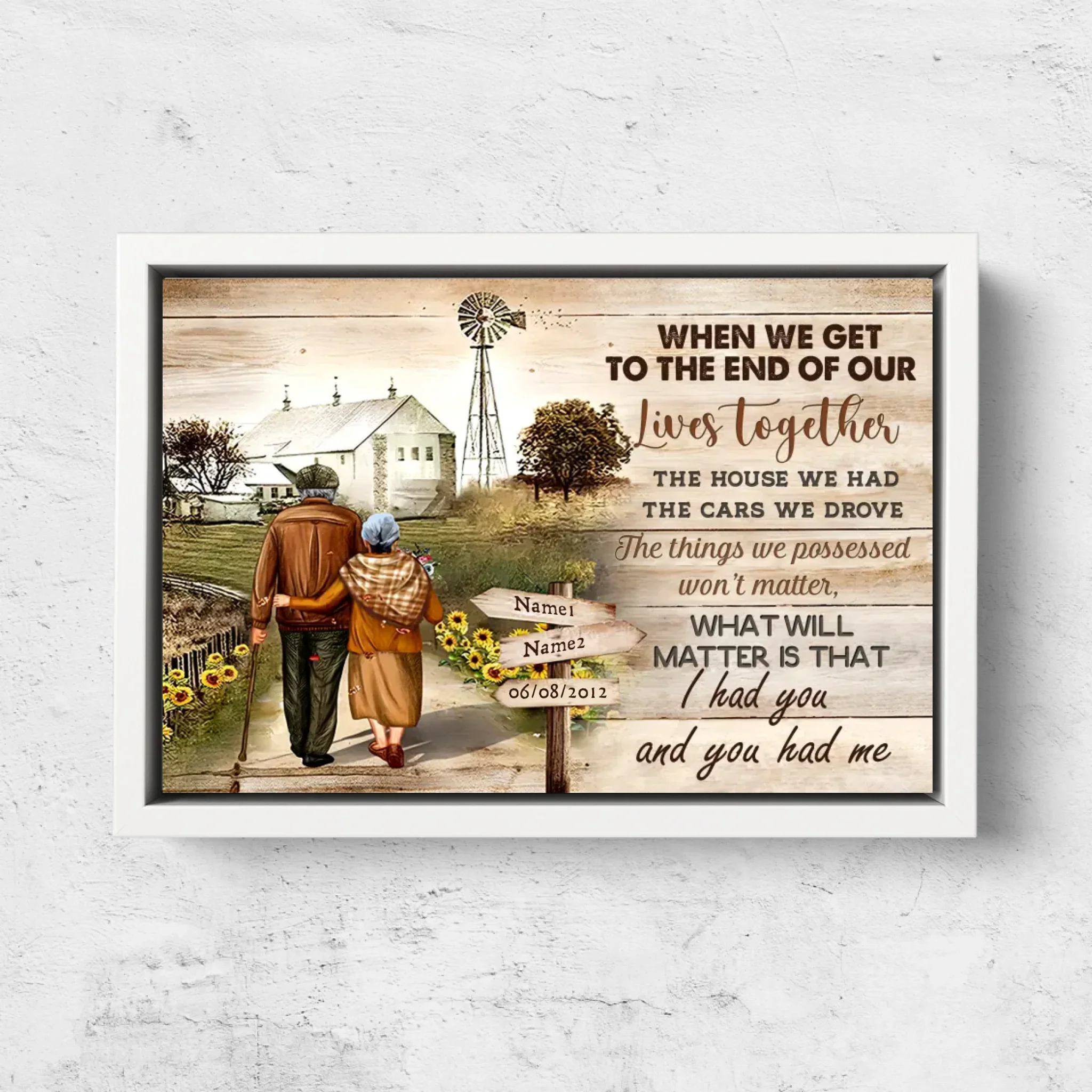 Personalized Canvas “I had you and you had me“ - Image 7
