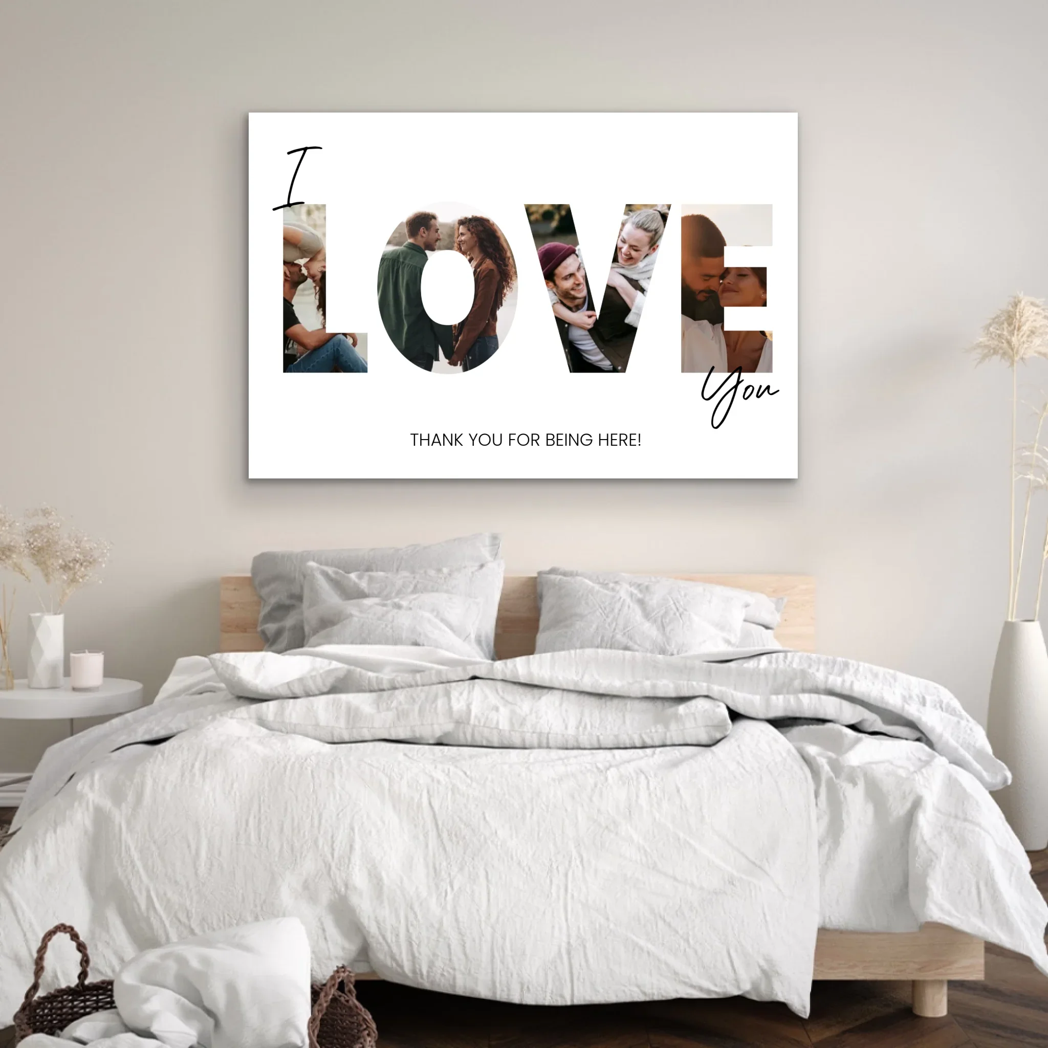 Personalized Canvas “I love you - with photos” - Image 3