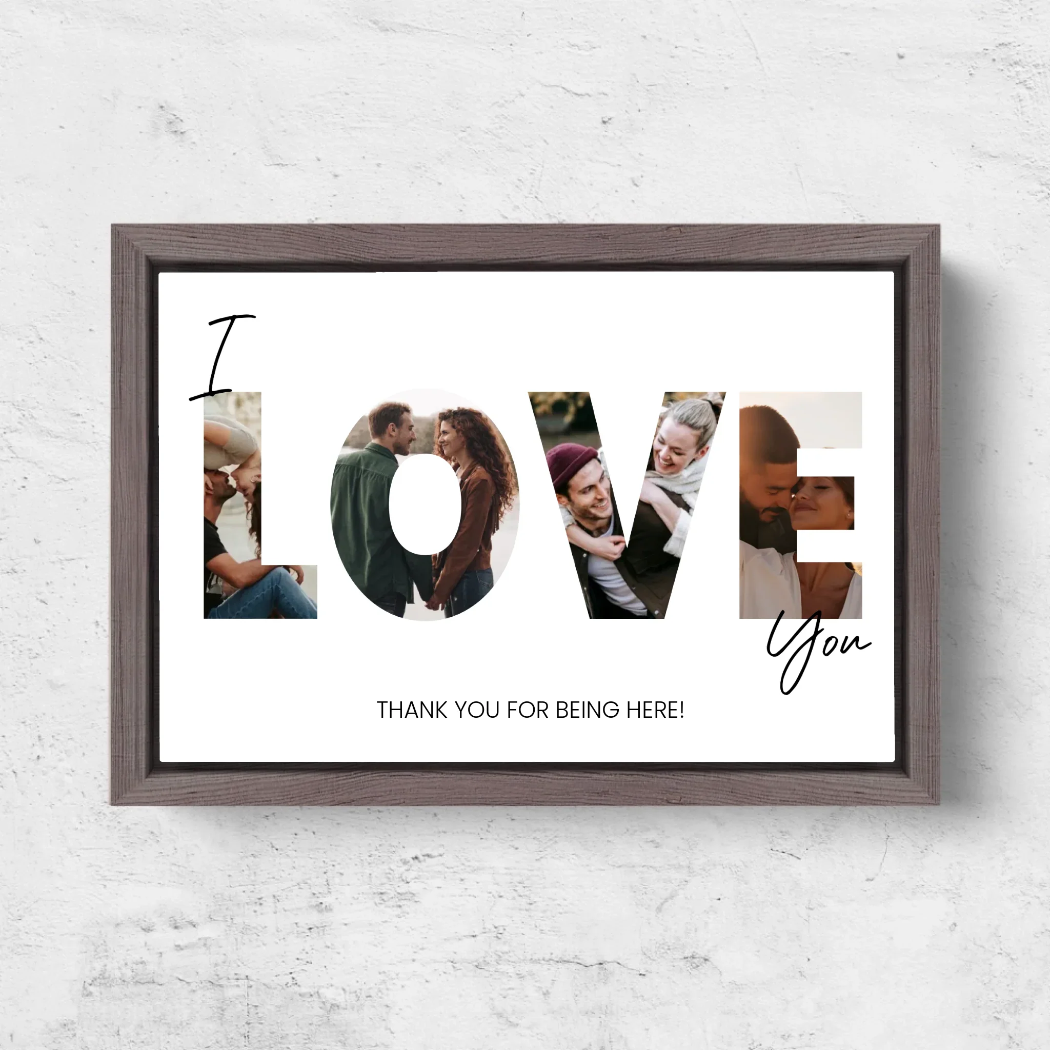 Personalized Canvas “I love you - with photos” - Image 6