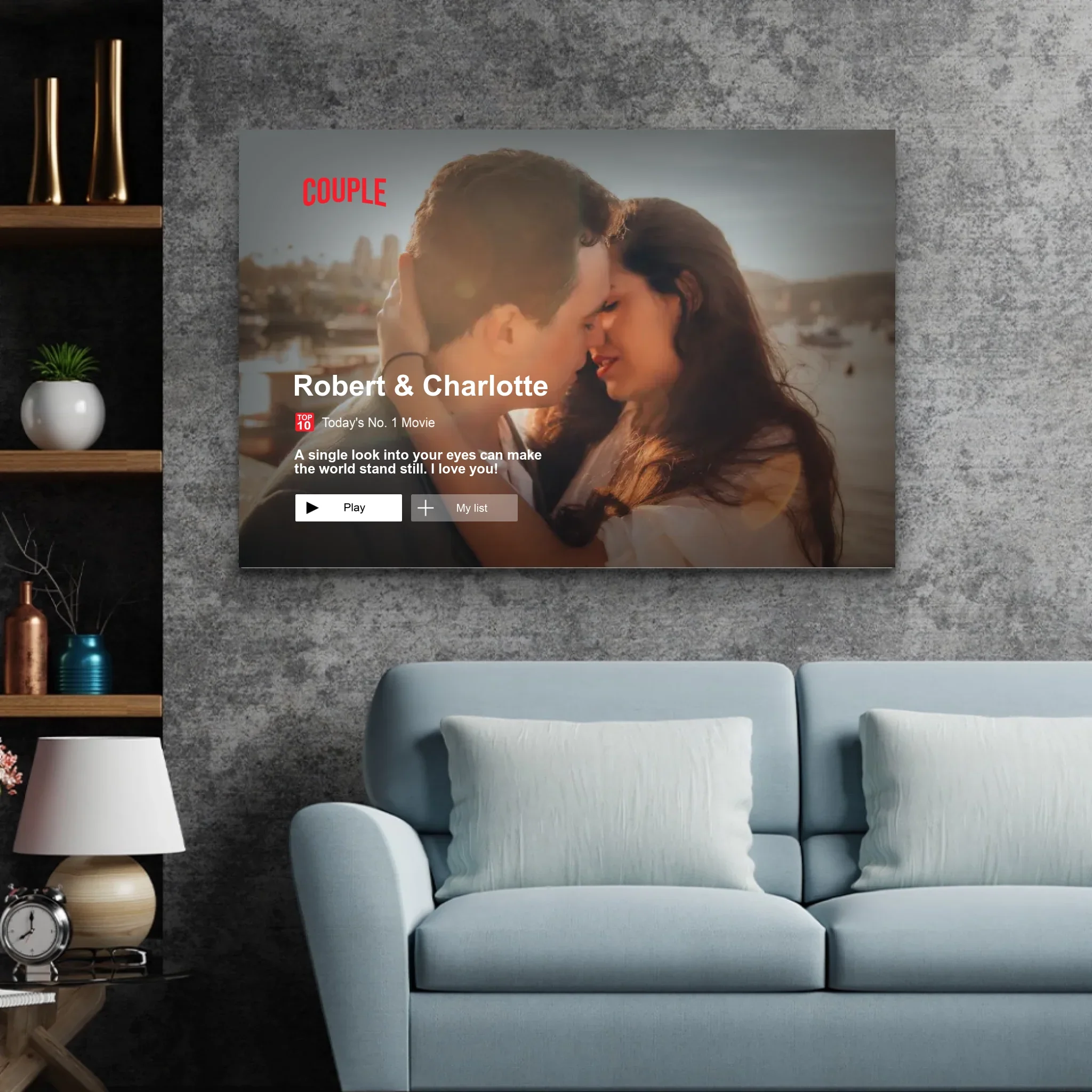 Personalized Canvas “Lovestory” - Image 4