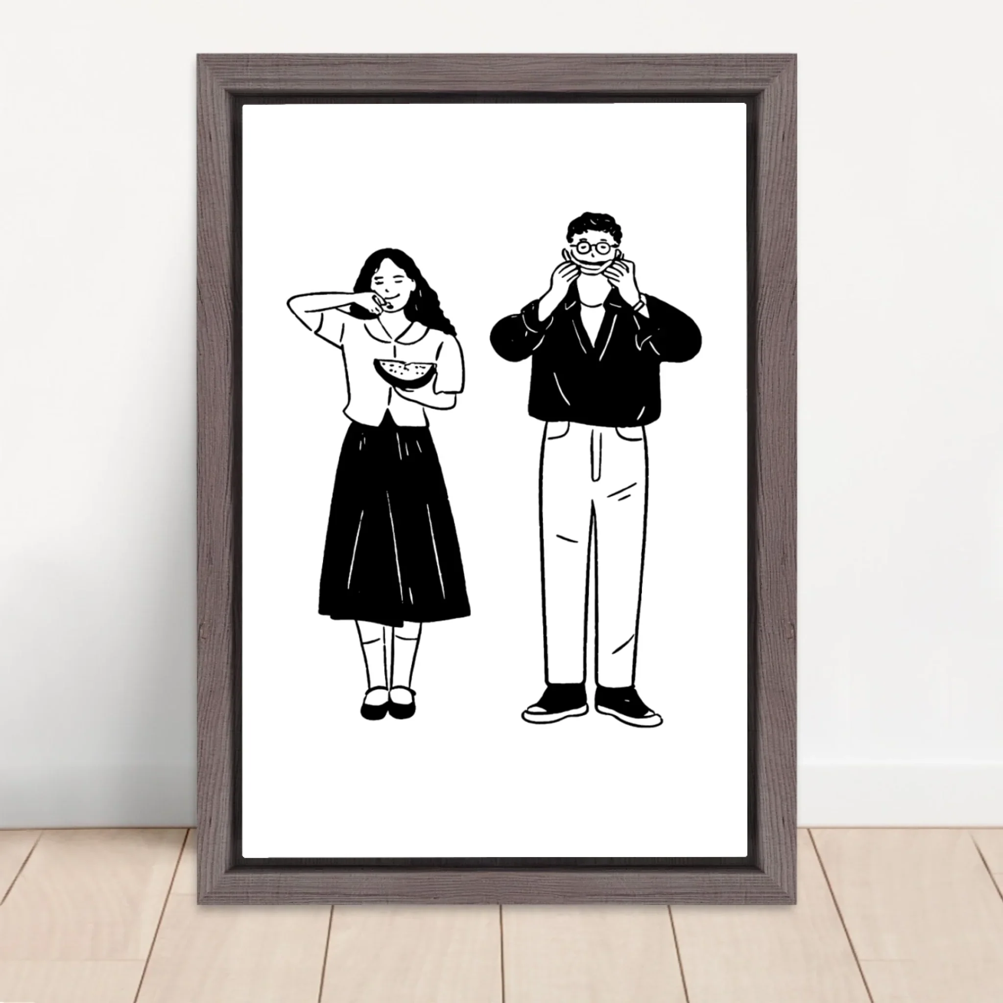 Personalized Canvas – Minimalist Line Art Portrait From Photo - Image 5