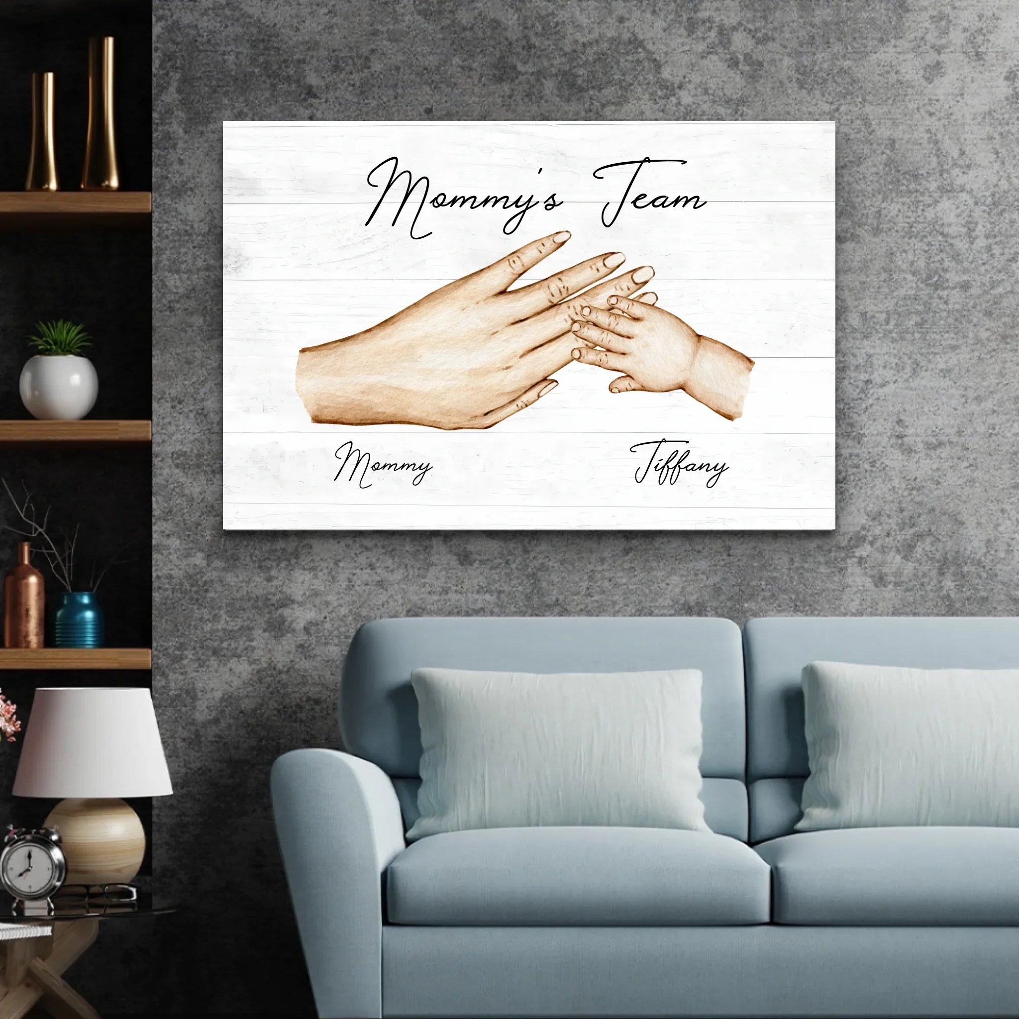 Personalized Canvas "Mommy's Team" - Image 4