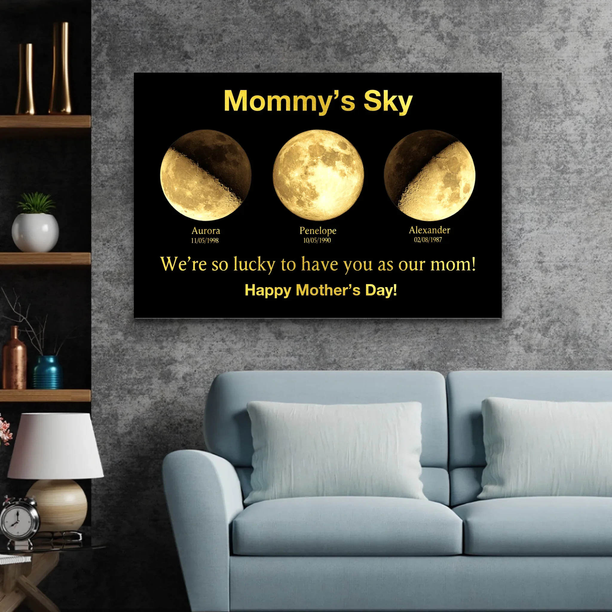 Personalized Canvas "Mommy's Universe" - Image 4