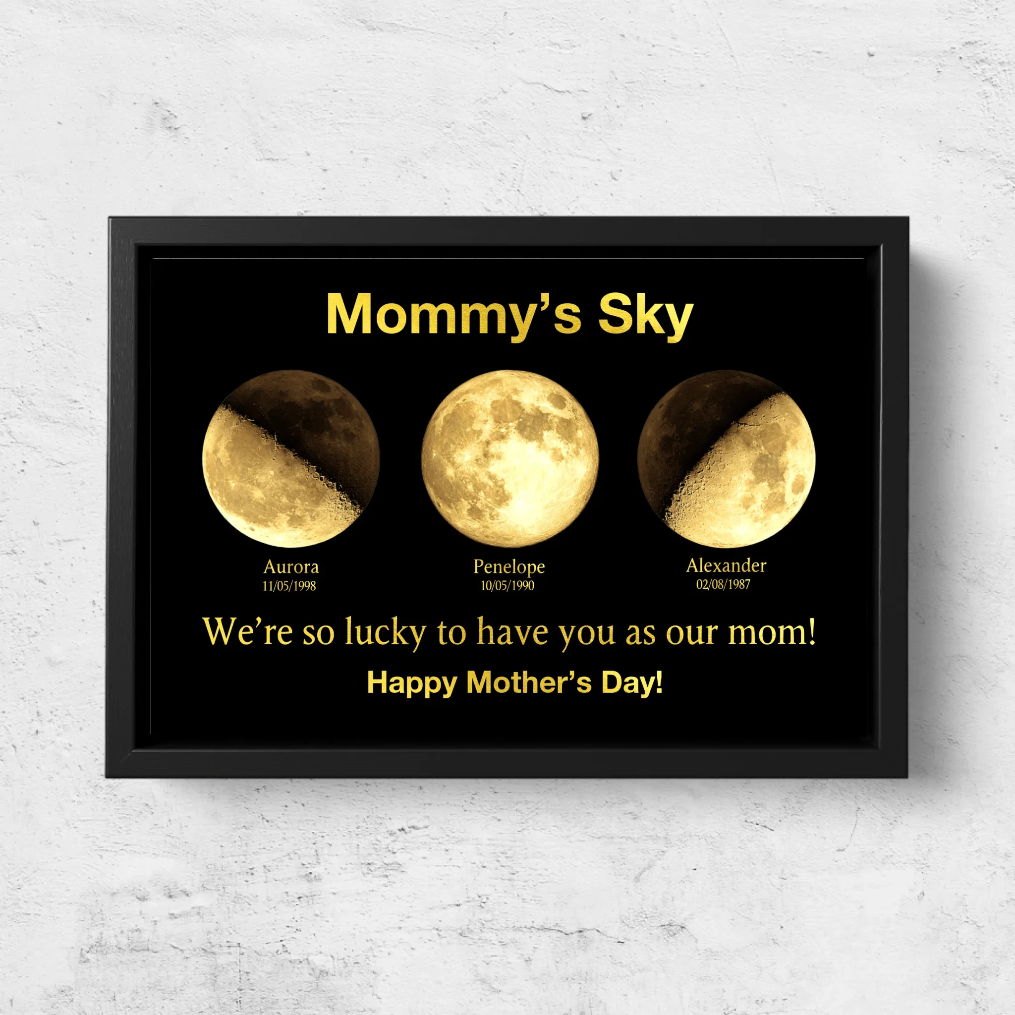 Personalized Canvas "Mommy's Universe" - Image 5